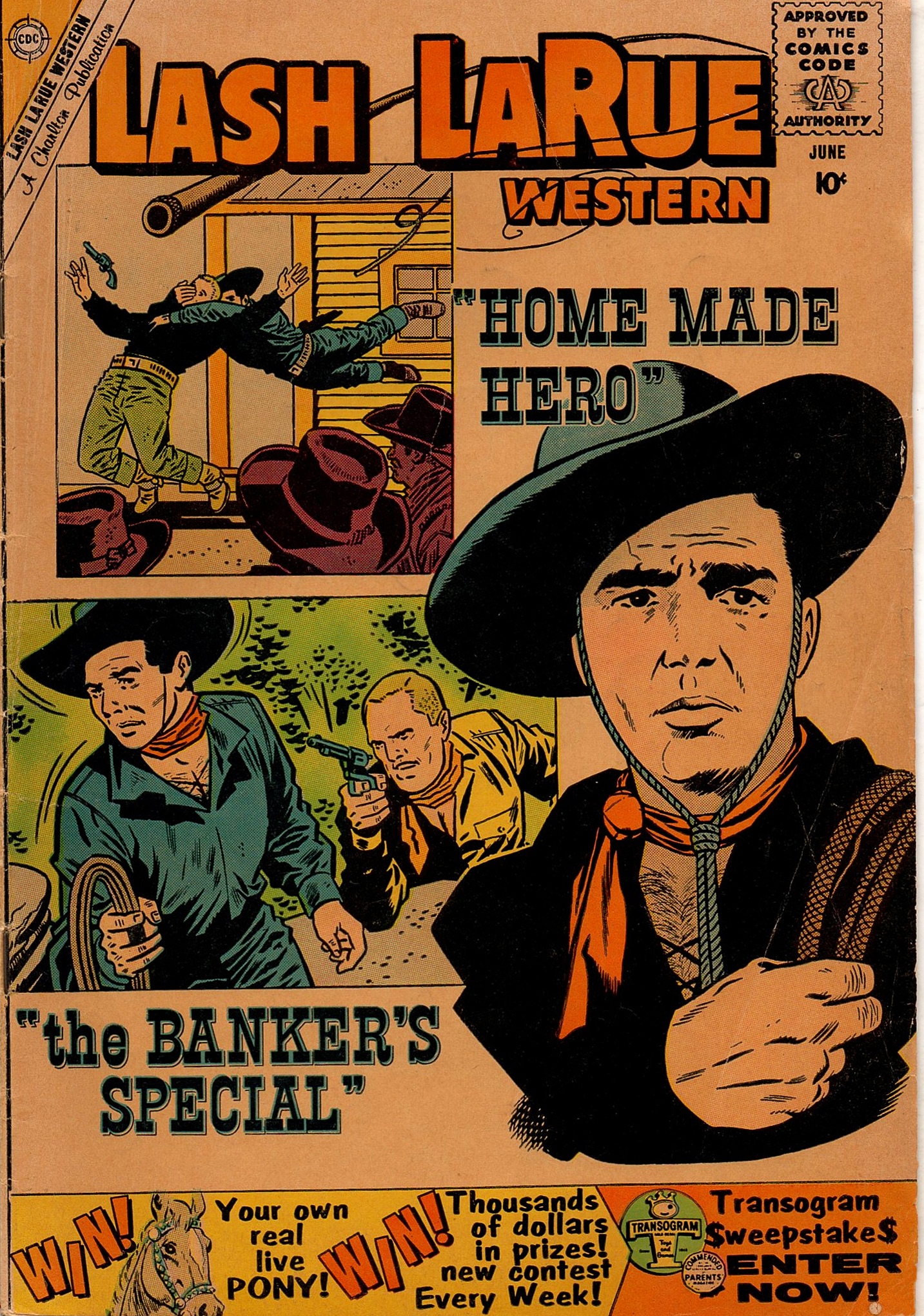 Read online Lash Larue Western (1949) comic -  Issue #78 - 1