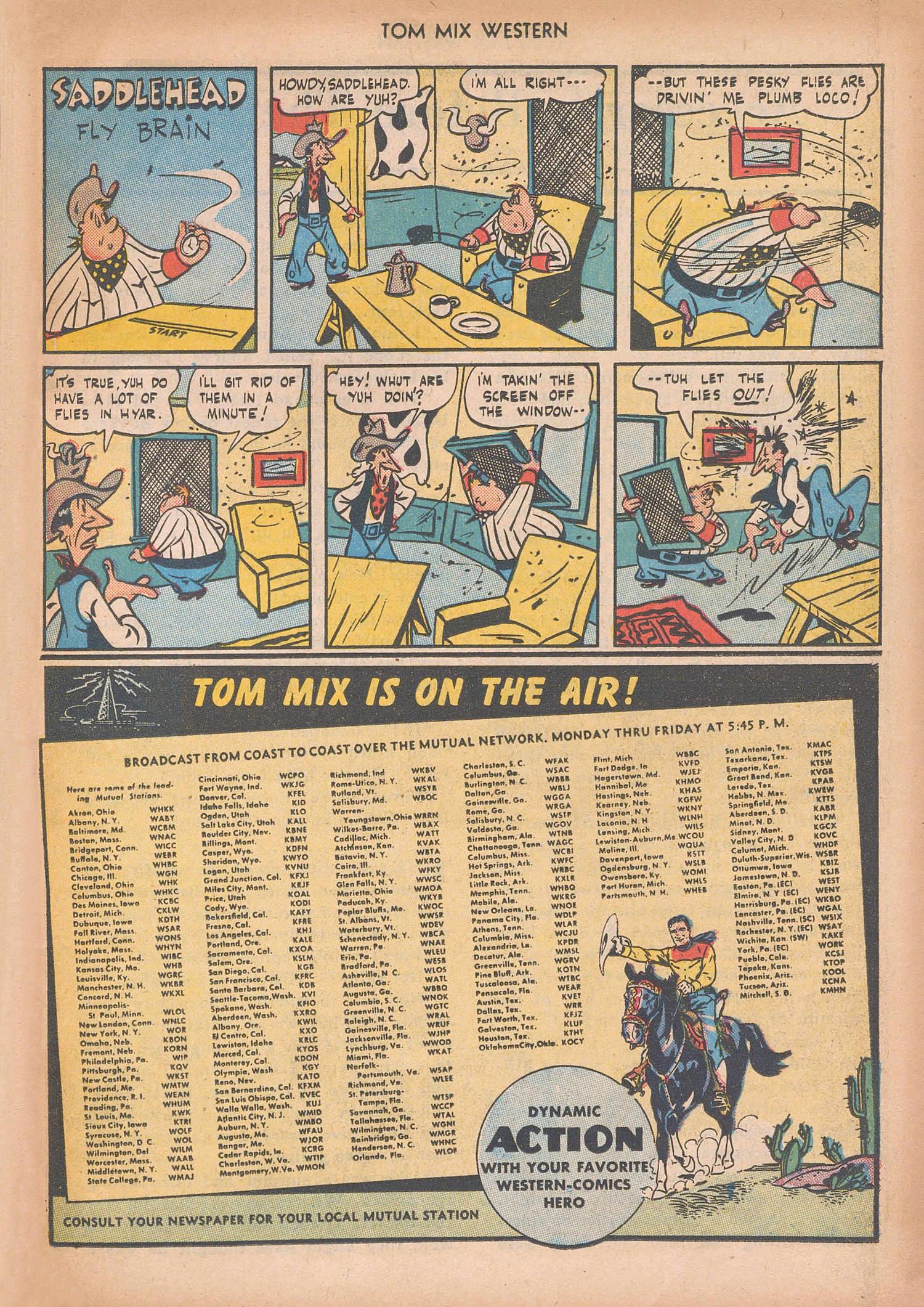 Read online Tom Mix Western (1948) comic -  Issue #10 - 23