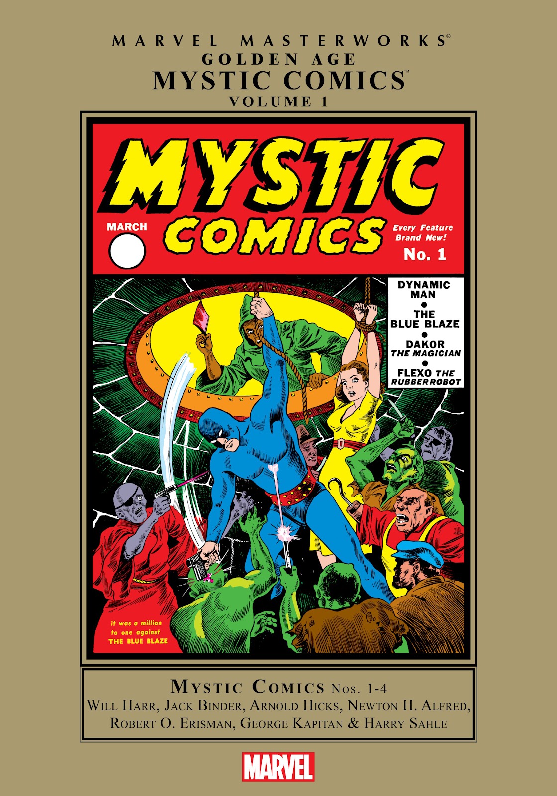 <{ $series->title }} issue Marvel Masterworks - Golden Age Mystic Comics (Part 1) - Page 1