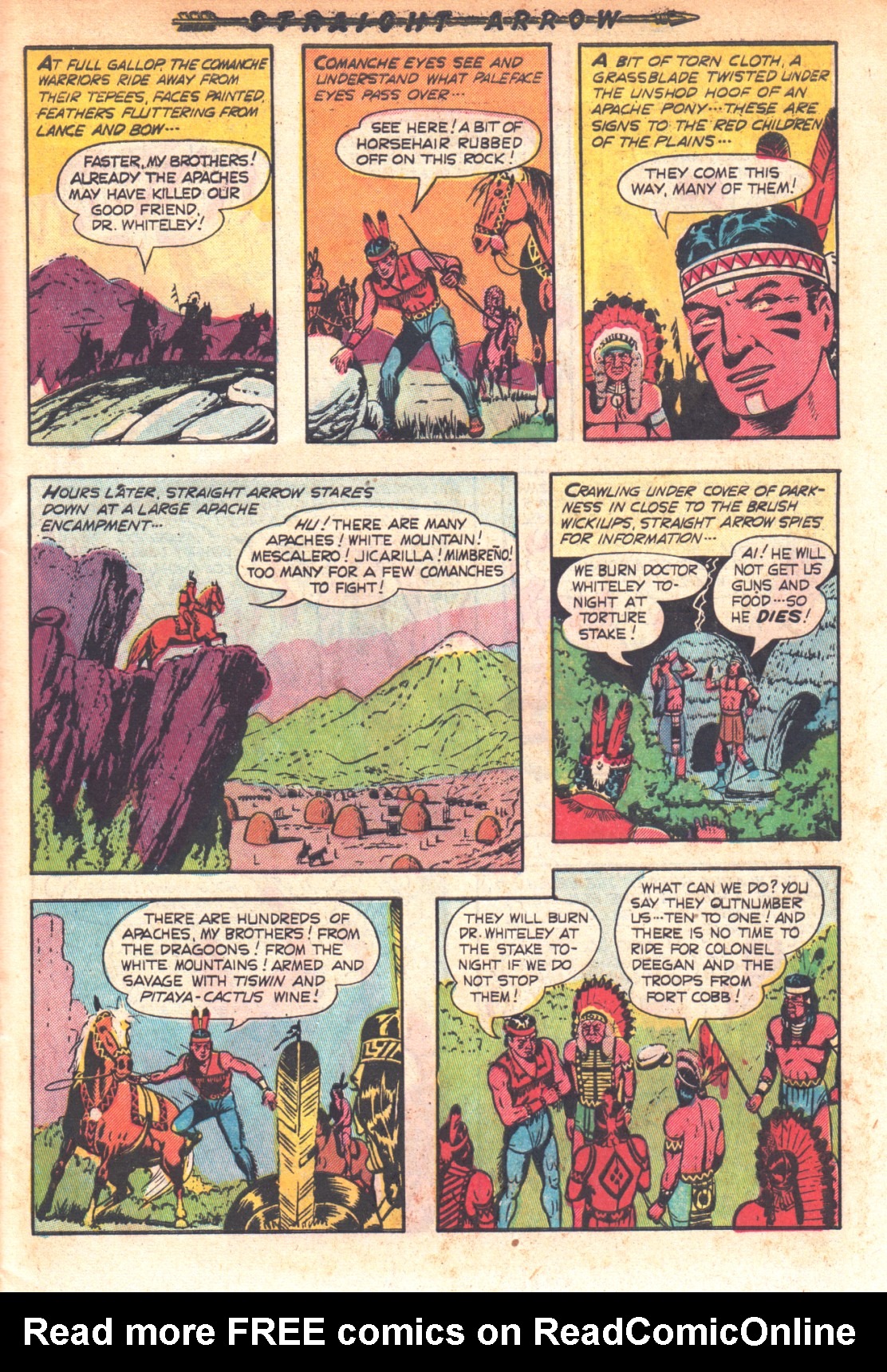 Read online Straight Arrow comic -  Issue #17 - 7