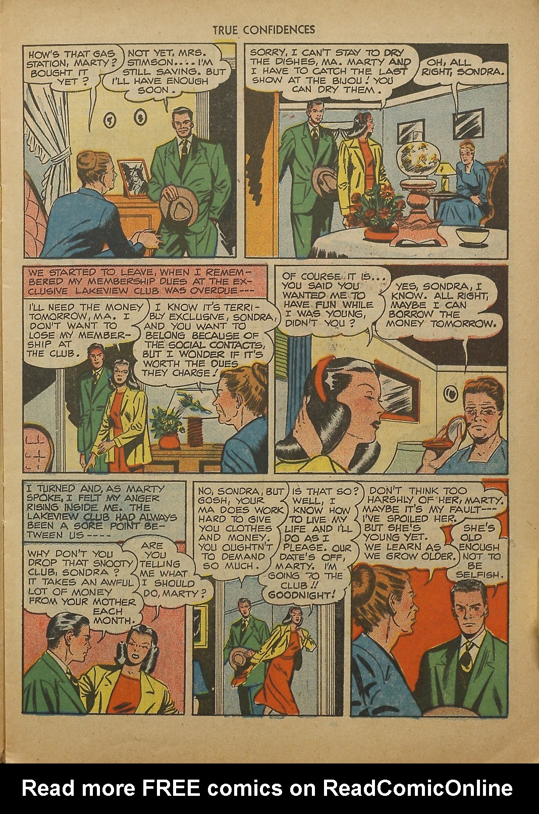 Read online True Confidences comic -  Issue #1 - 15