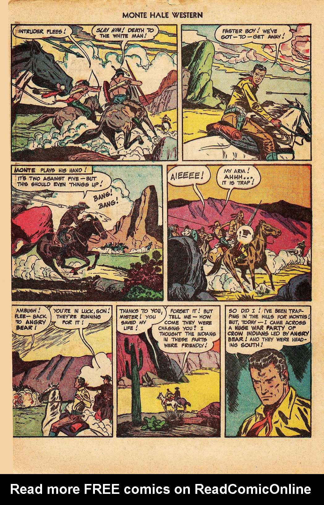 Read online Monte Hale Western comic -  Issue #38 - 3