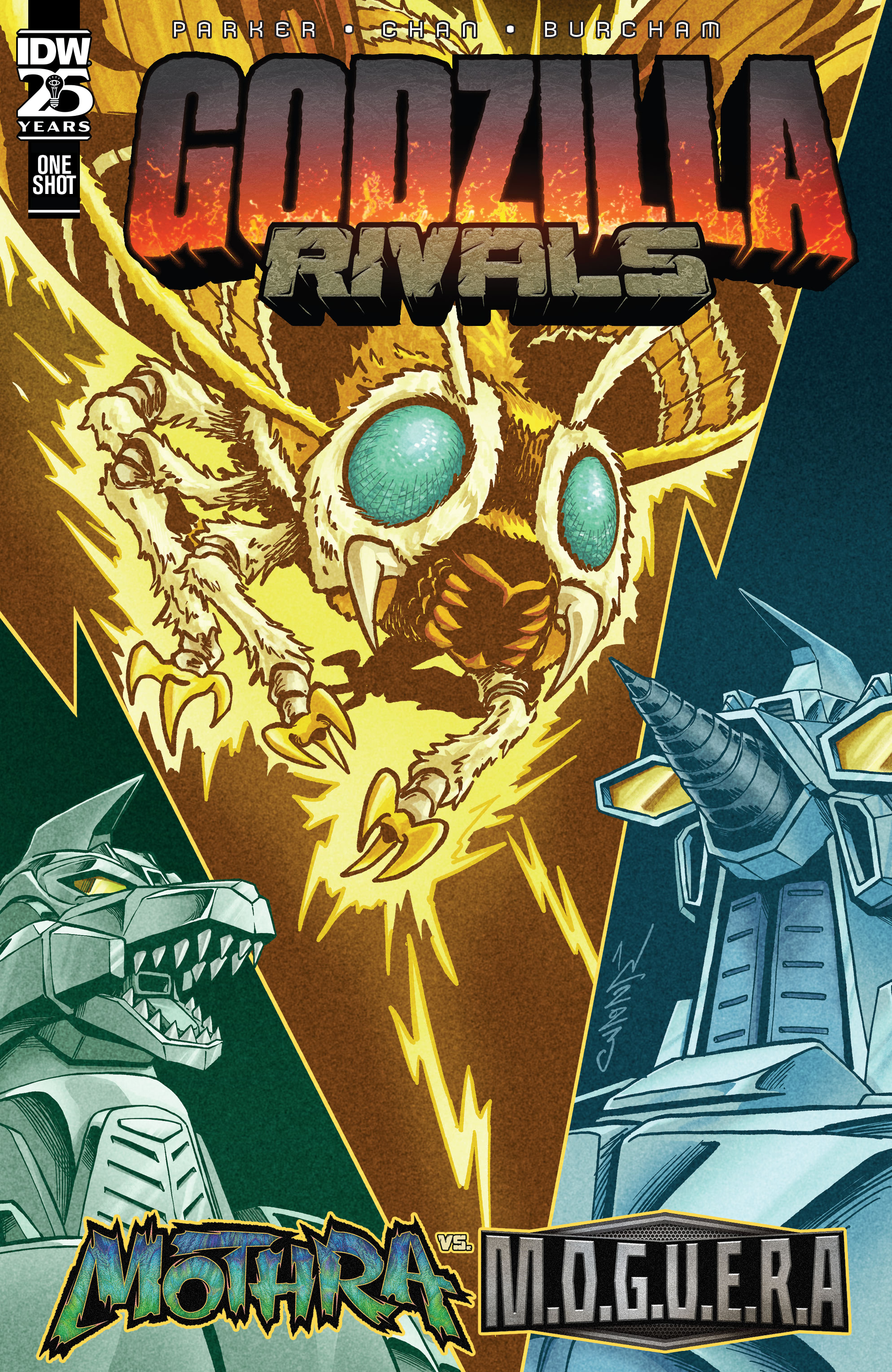 Read online Godzilla Rivals: Mothra Vs. M.O.G.U.E.R.A. comic -  Issue # Full - 1