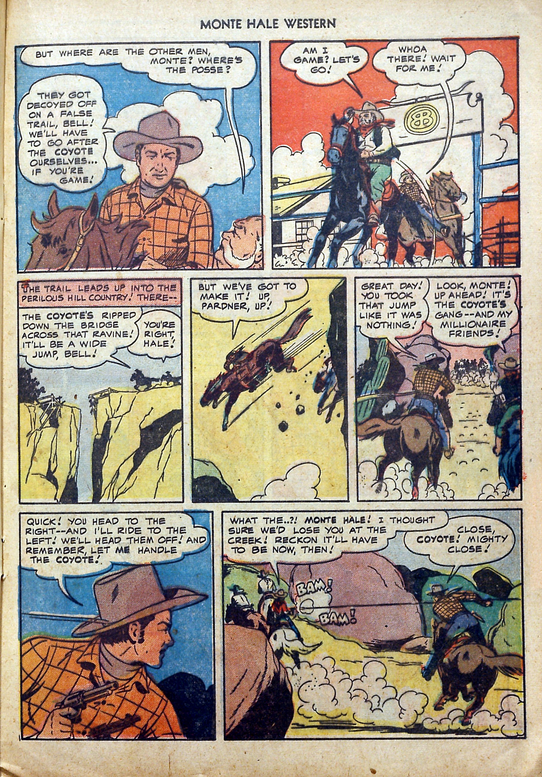 Read online Monte Hale Western comic -  Issue #40 - 31