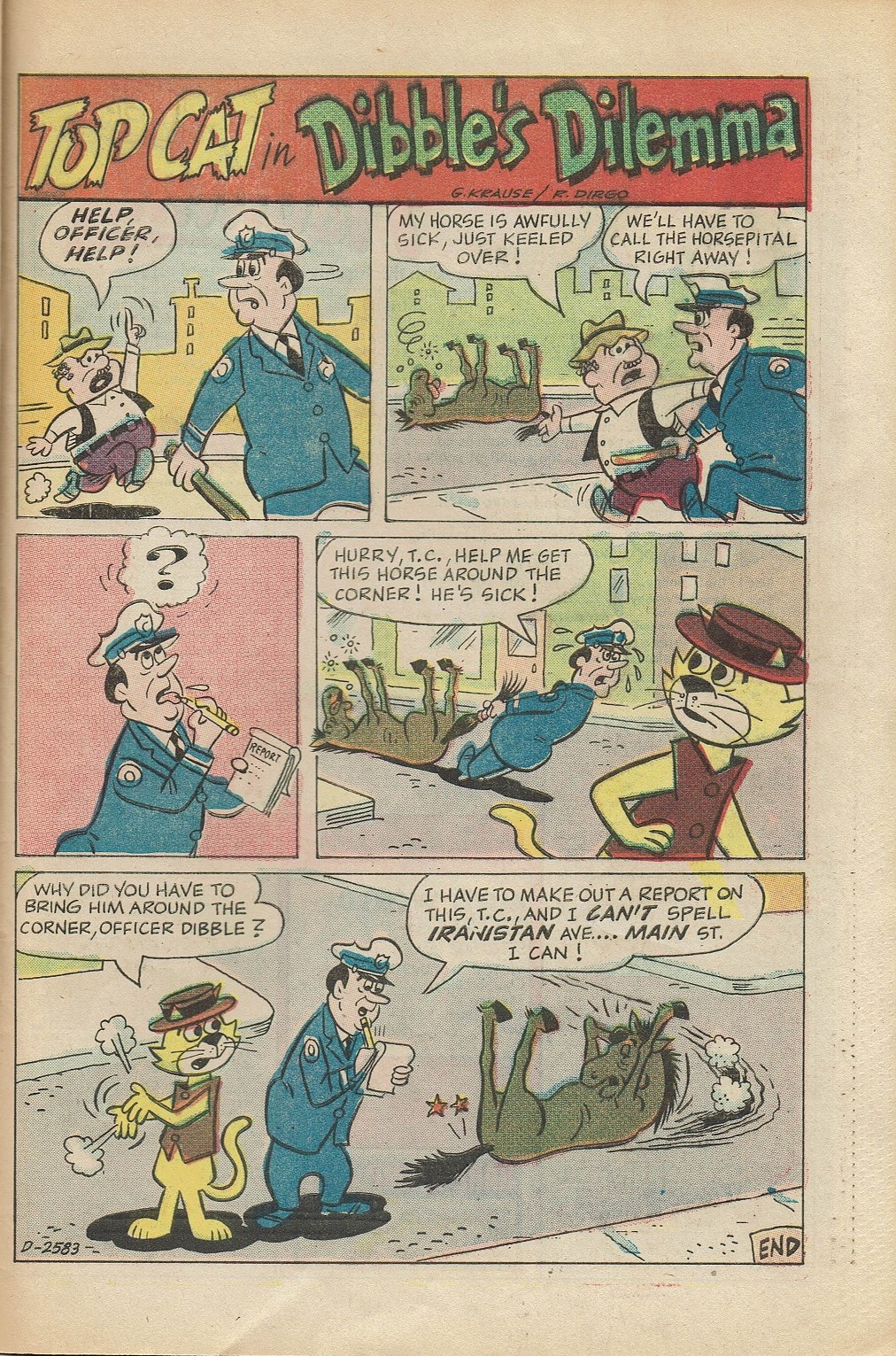 Read online Top Cat (1970) comic -  Issue #11 - 28