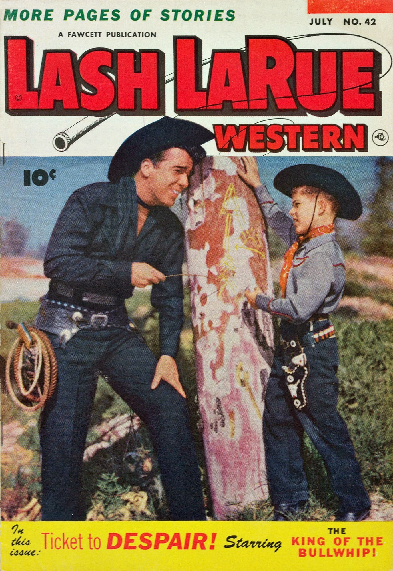 Read online Lash Larue Western (1949) comic -  Issue #42 - 1