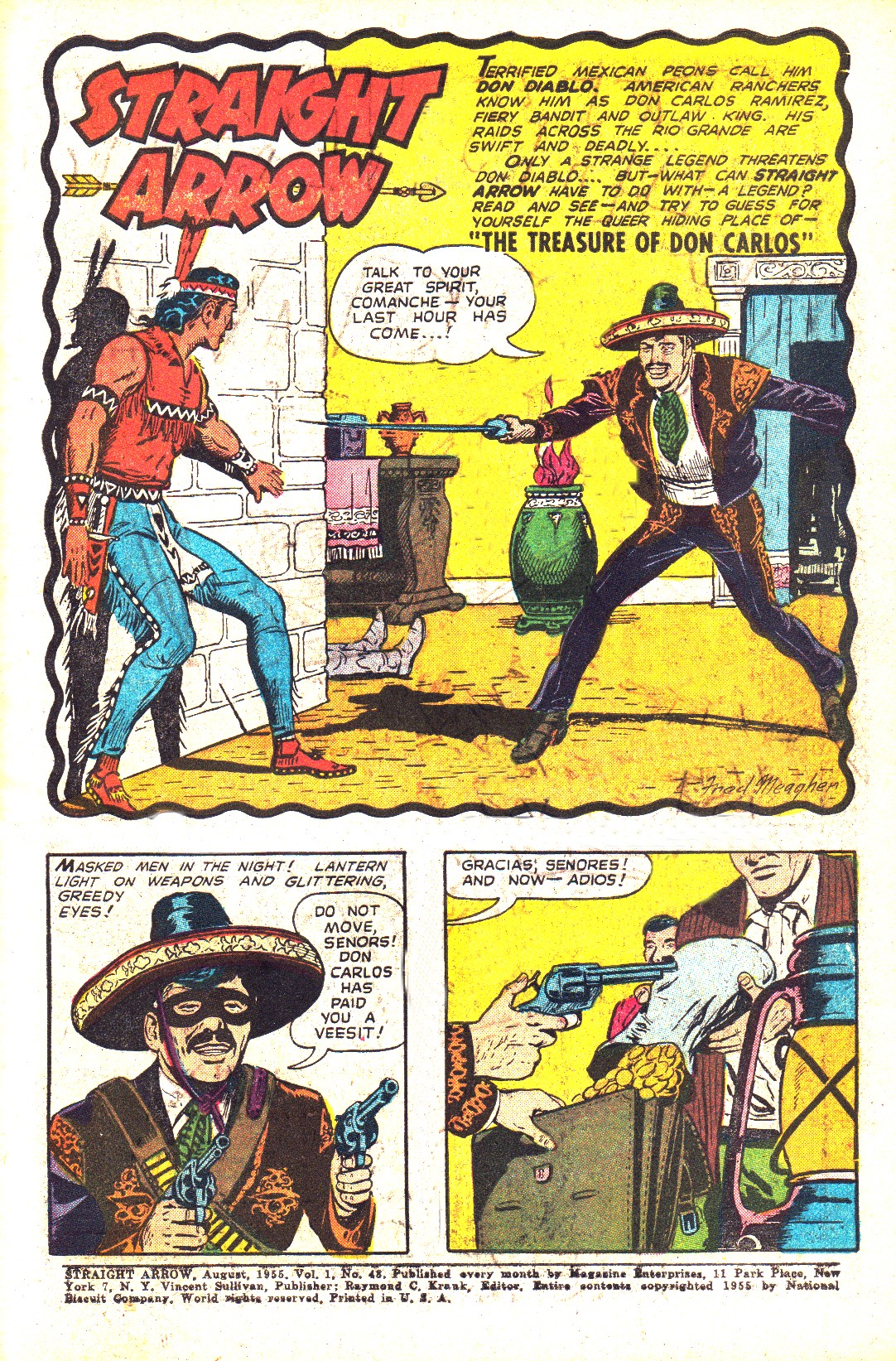 Read online Straight Arrow comic -  Issue #48 - 3