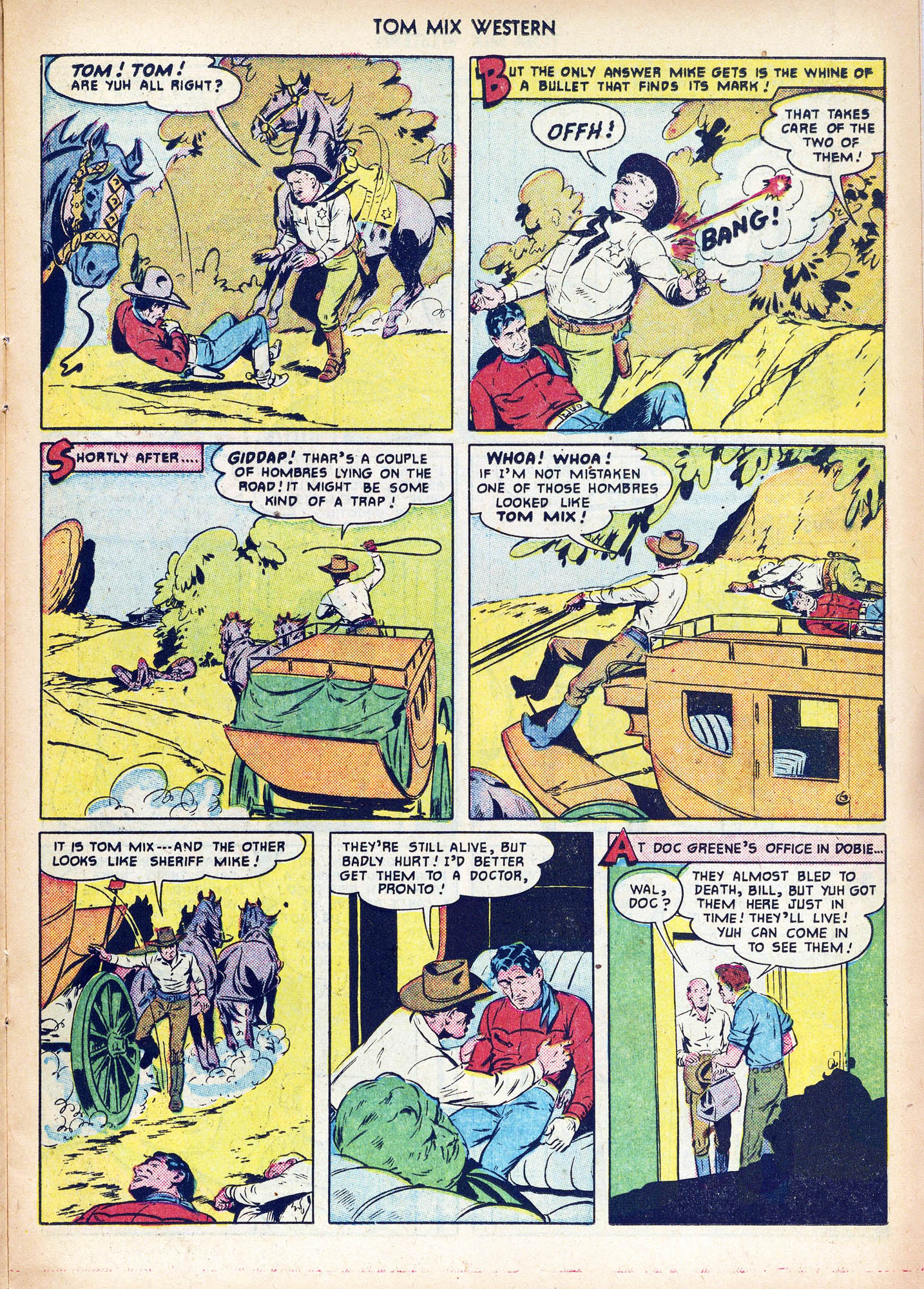 Read online Tom Mix Western (1948) comic -  Issue #42 - 23