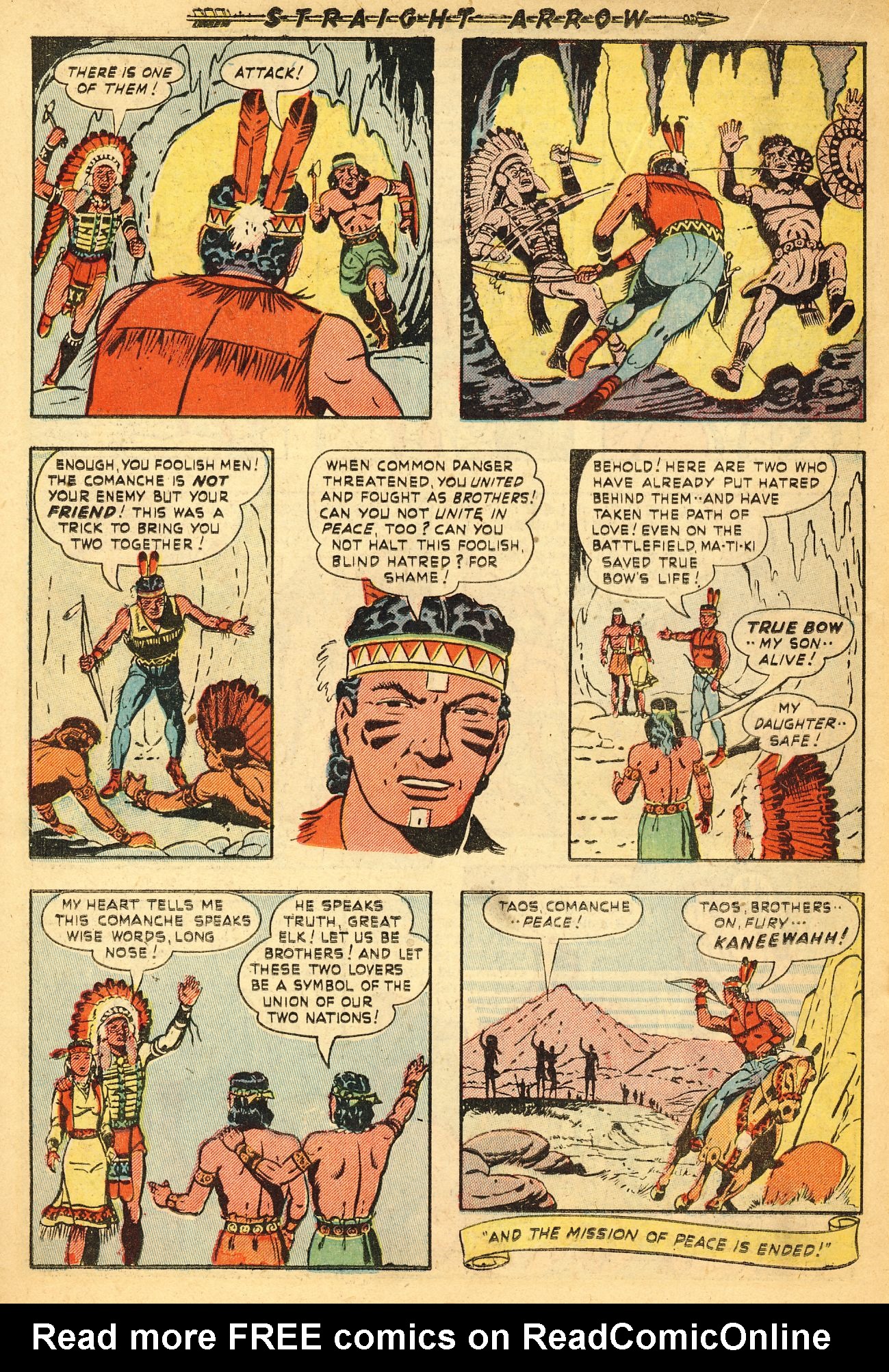 Read online Straight Arrow comic -  Issue #14 - 18