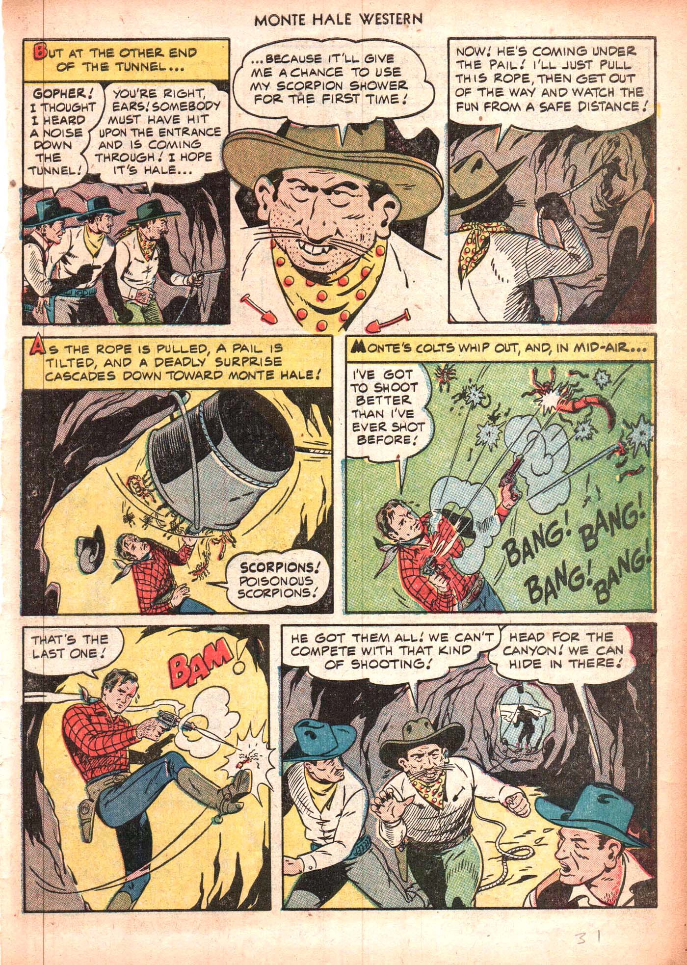 Read online Monte Hale Western comic -  Issue #50 - 31