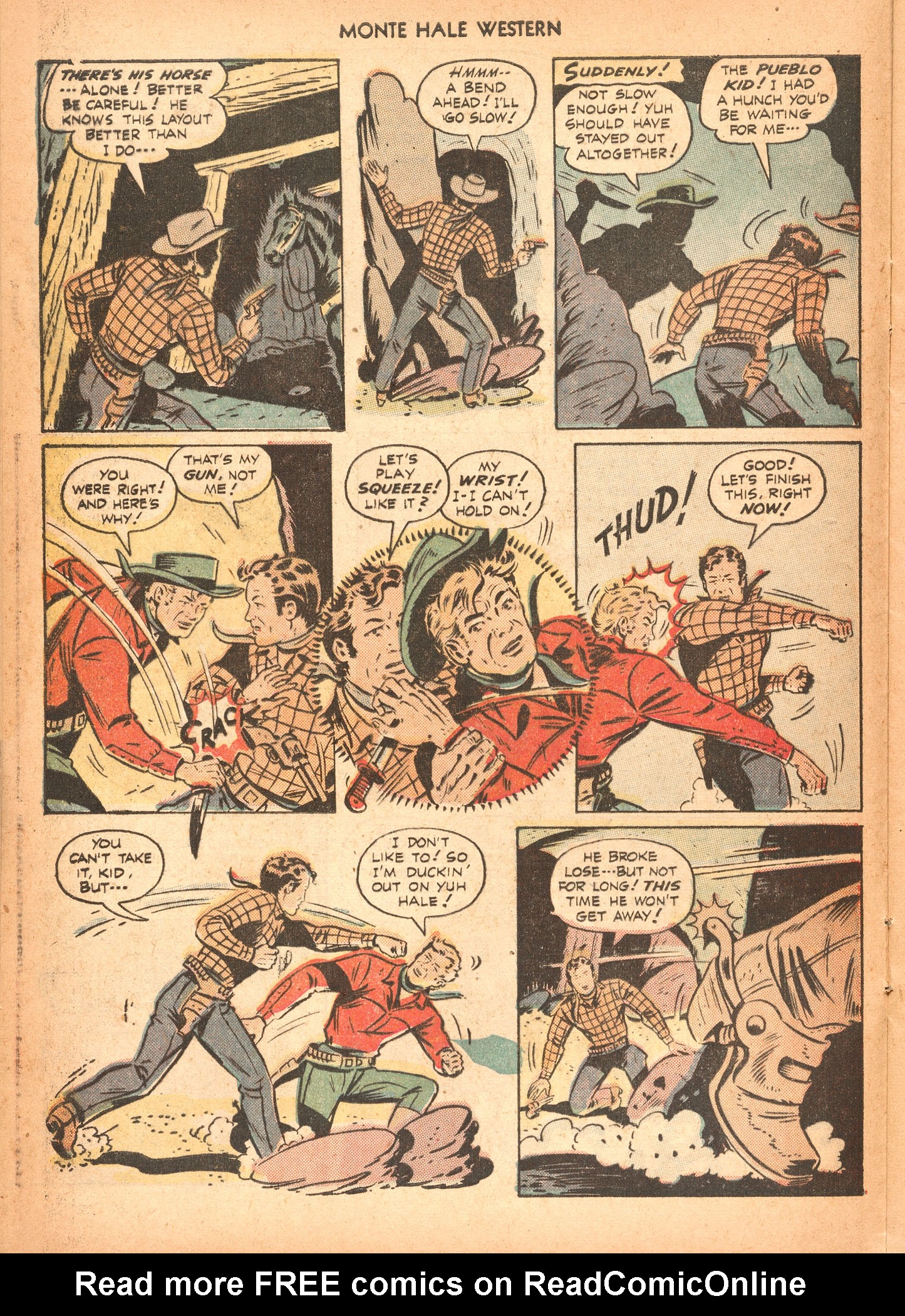 Read online Monte Hale Western comic -  Issue #37 - 14