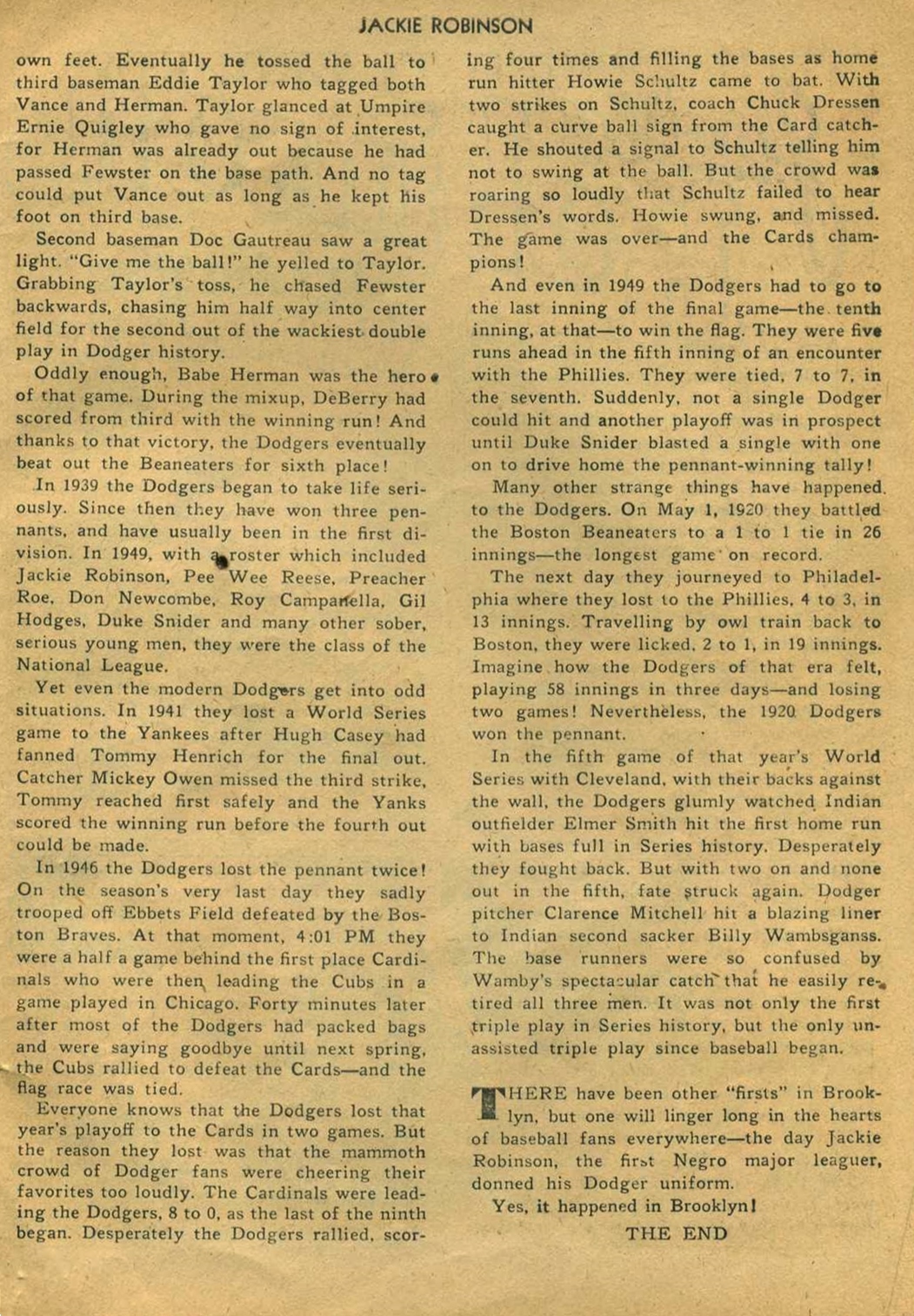 Read online Jackie Robinson comic -  Issue #3 - 27