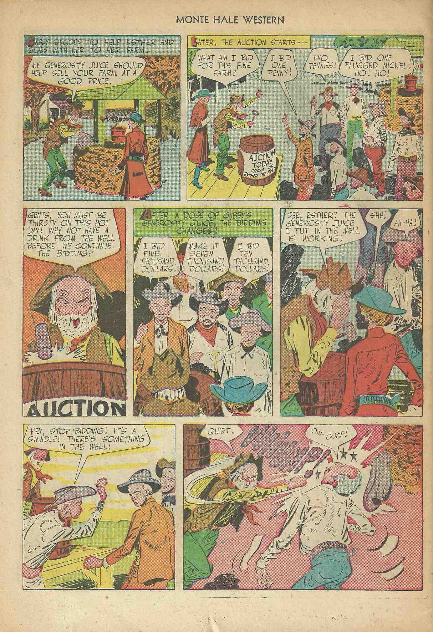 Read online Monte Hale Western comic -  Issue #57 - 30
