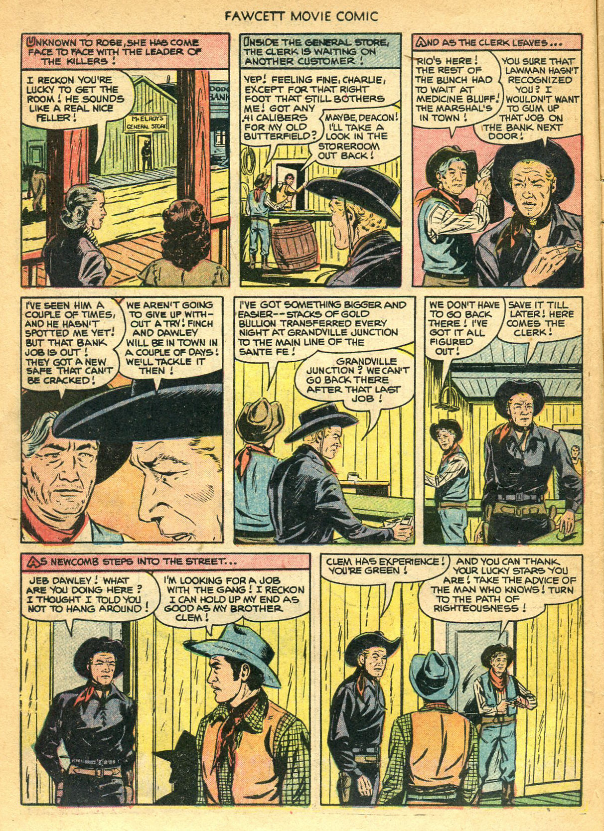 Read online Fawcett Movie Comic comic -  Issue #17 - 10