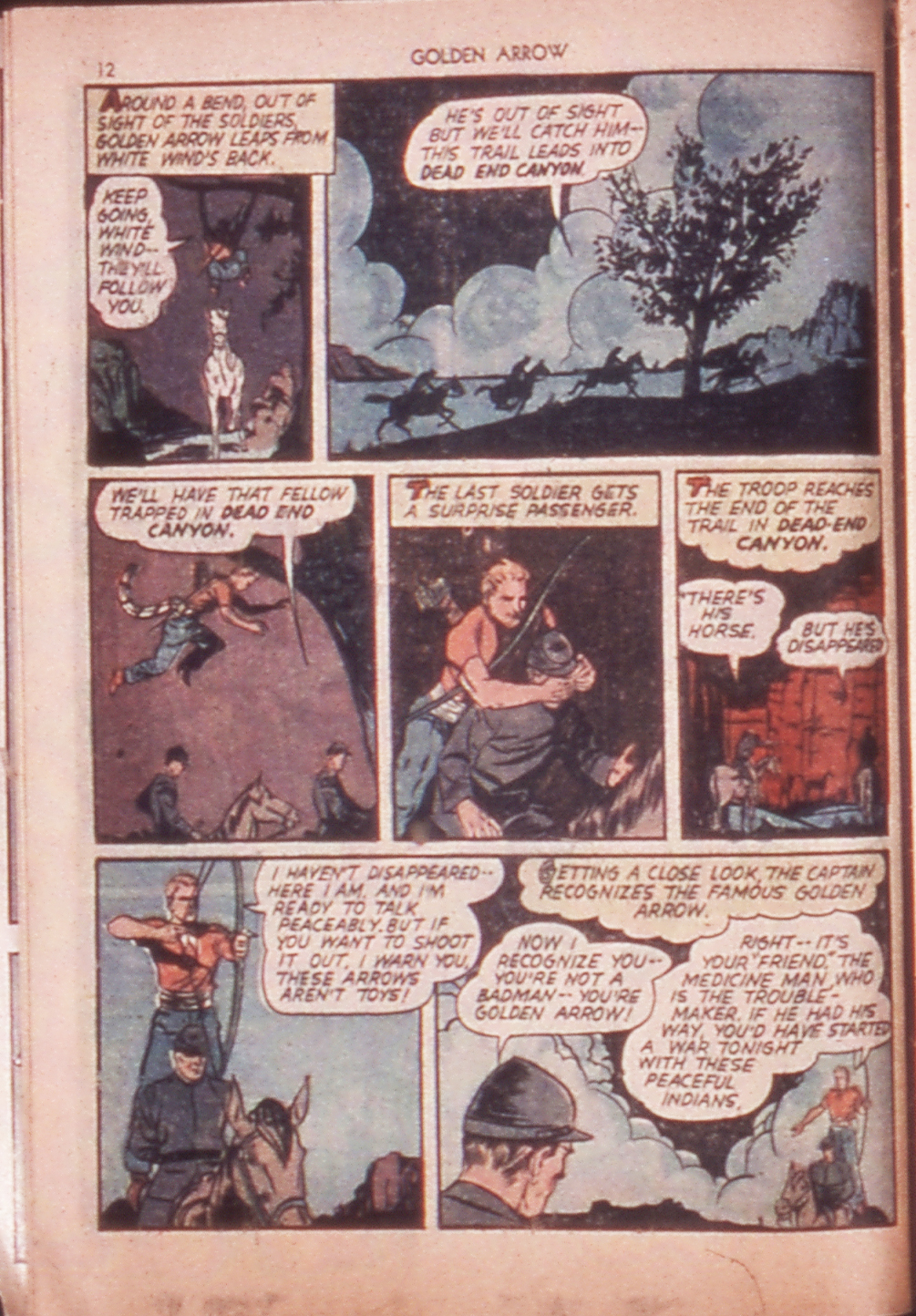 Read online Golden Arrow comic -  Issue #1 - 12
