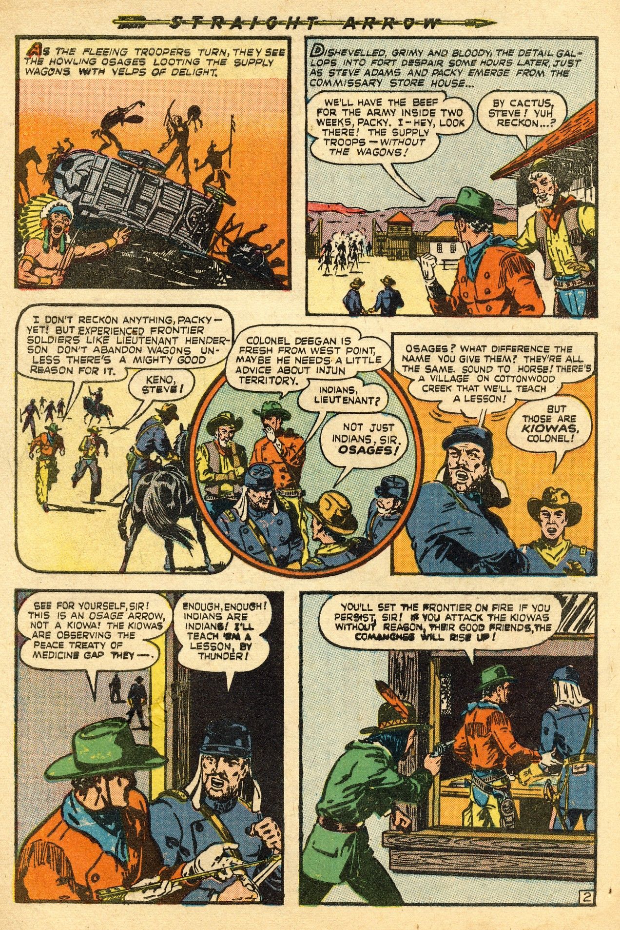 Read online Straight Arrow comic -  Issue #1 - 4
