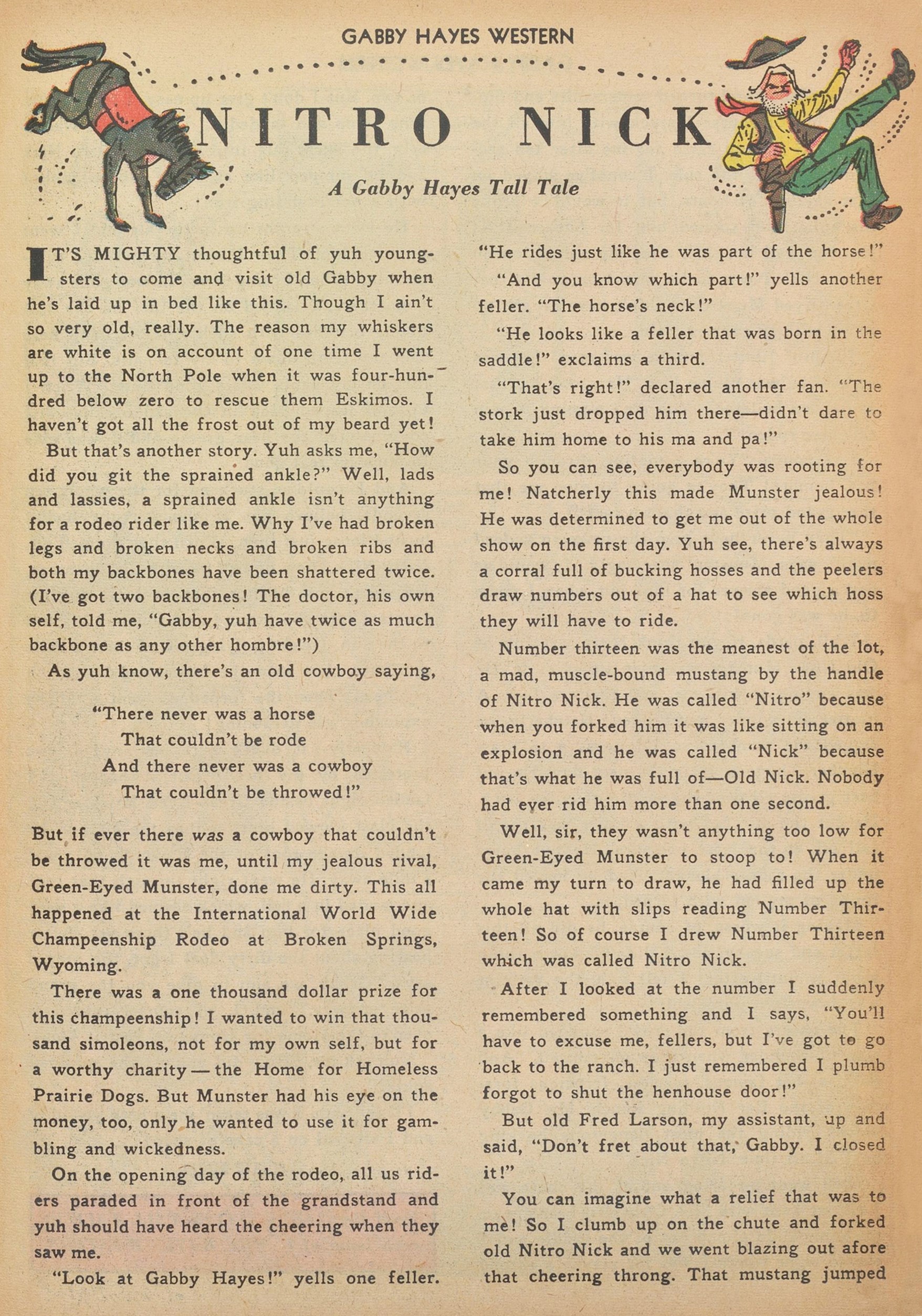 Read online Gabby Hayes Western comic -  Issue #42 - 25