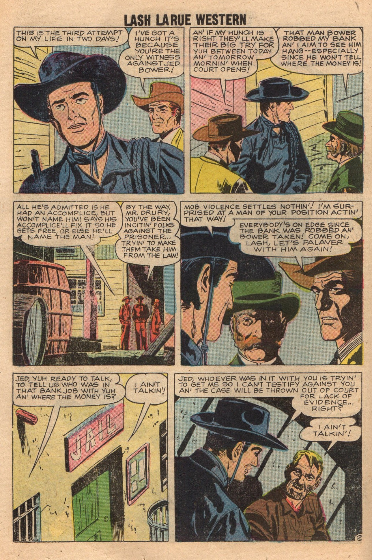 Read online Lash Larue Western (1949) comic -  Issue #70 - 18