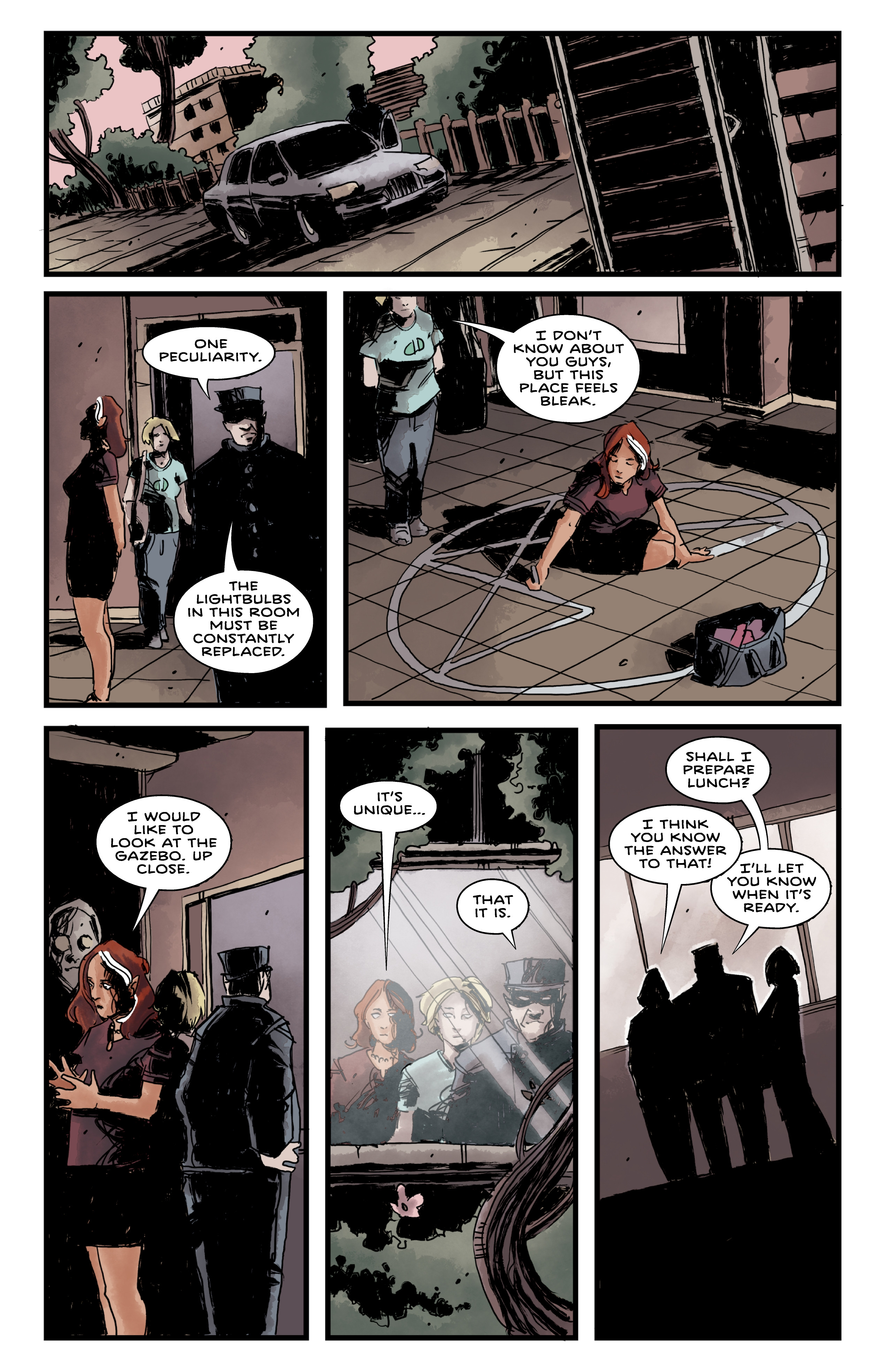 Read online The Case of the Bleeding Wall comic -  Issue #3 - 9