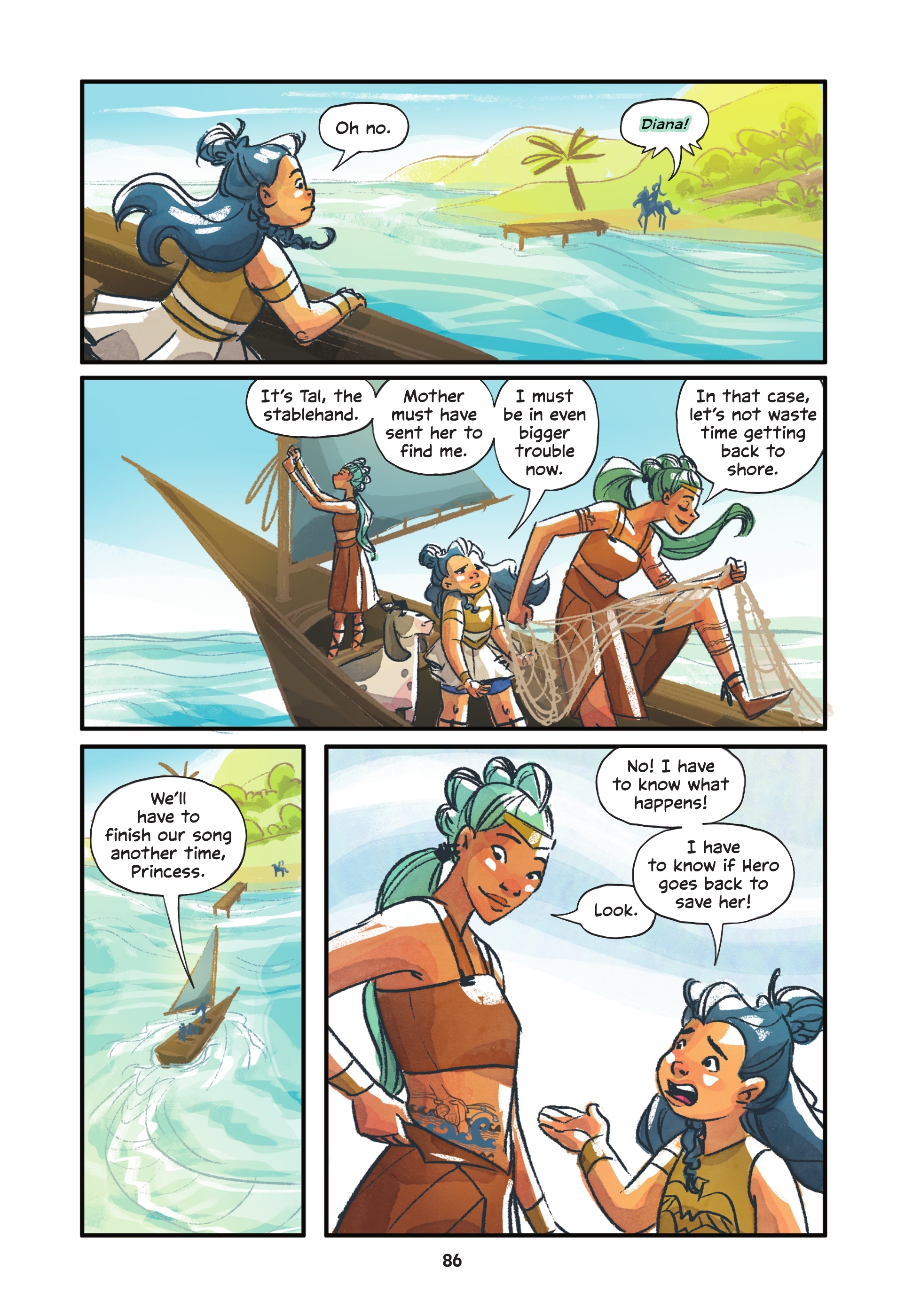 Read online Diana and the Hero's Journey comic -  Issue # TPB - 80