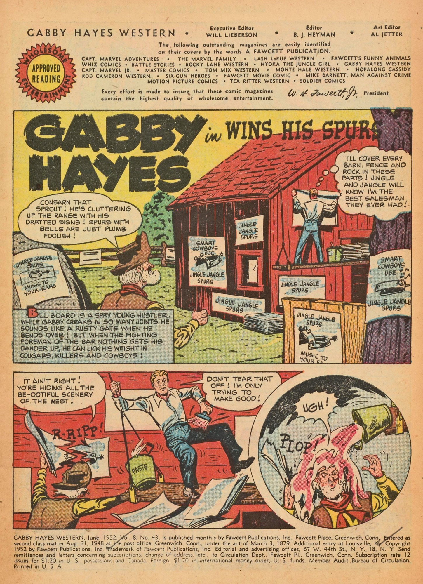 Read online Gabby Hayes Western comic -  Issue #43 - 3