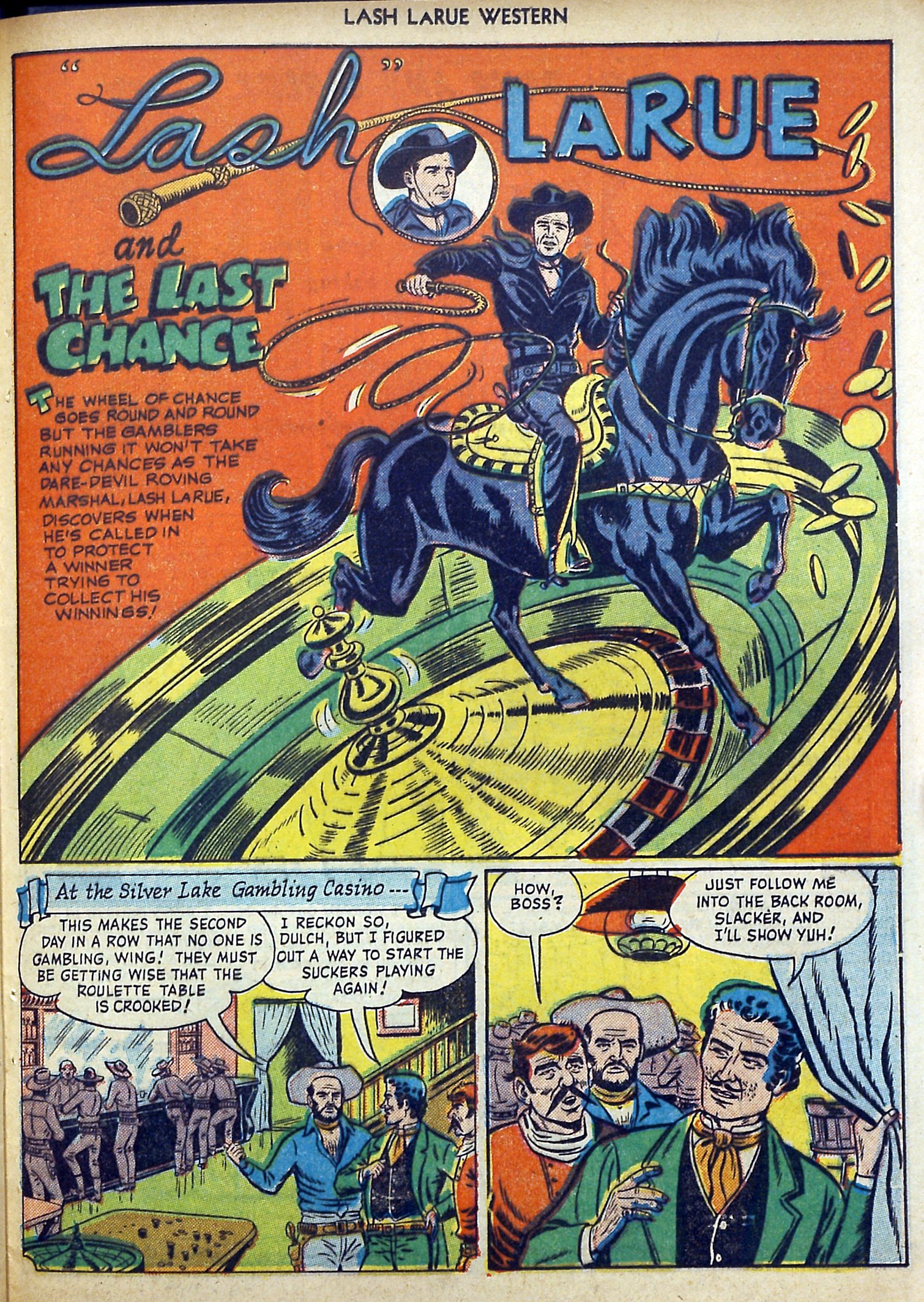 Read online Lash Larue Western (1949) comic -  Issue #11 - 41