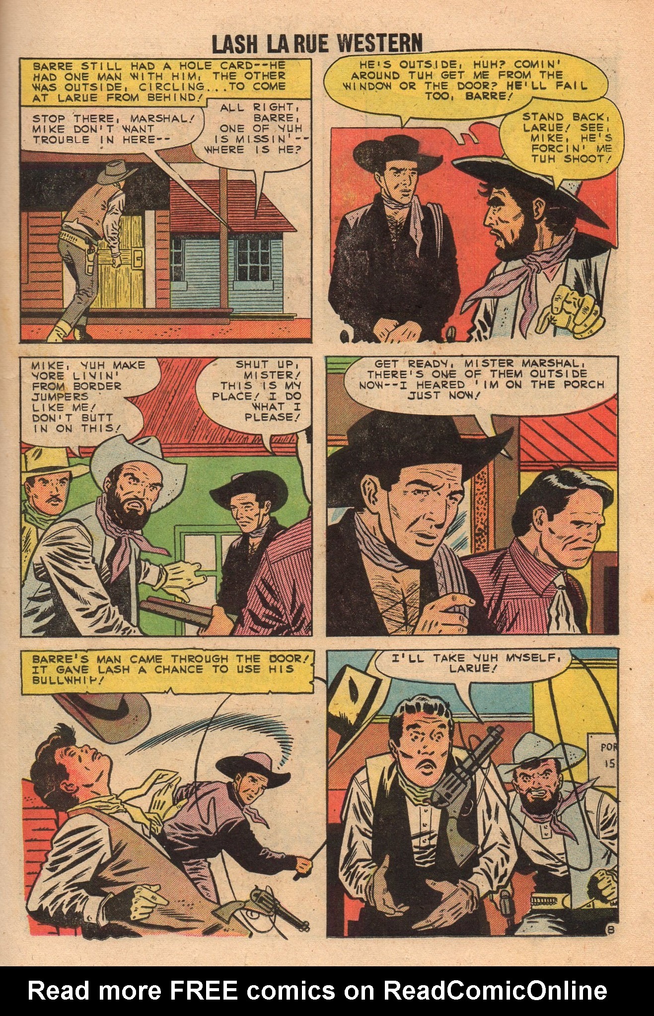 Read online Lash Larue Western (1949) comic -  Issue #73 - 11