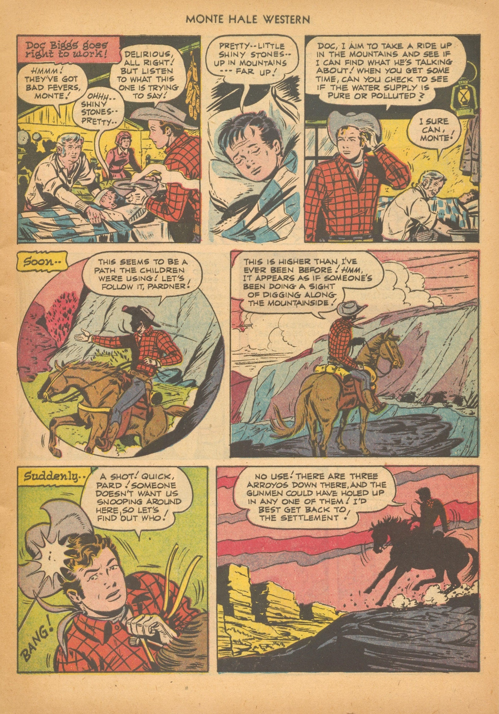 Read online Monte Hale Western comic -  Issue #74 - 5