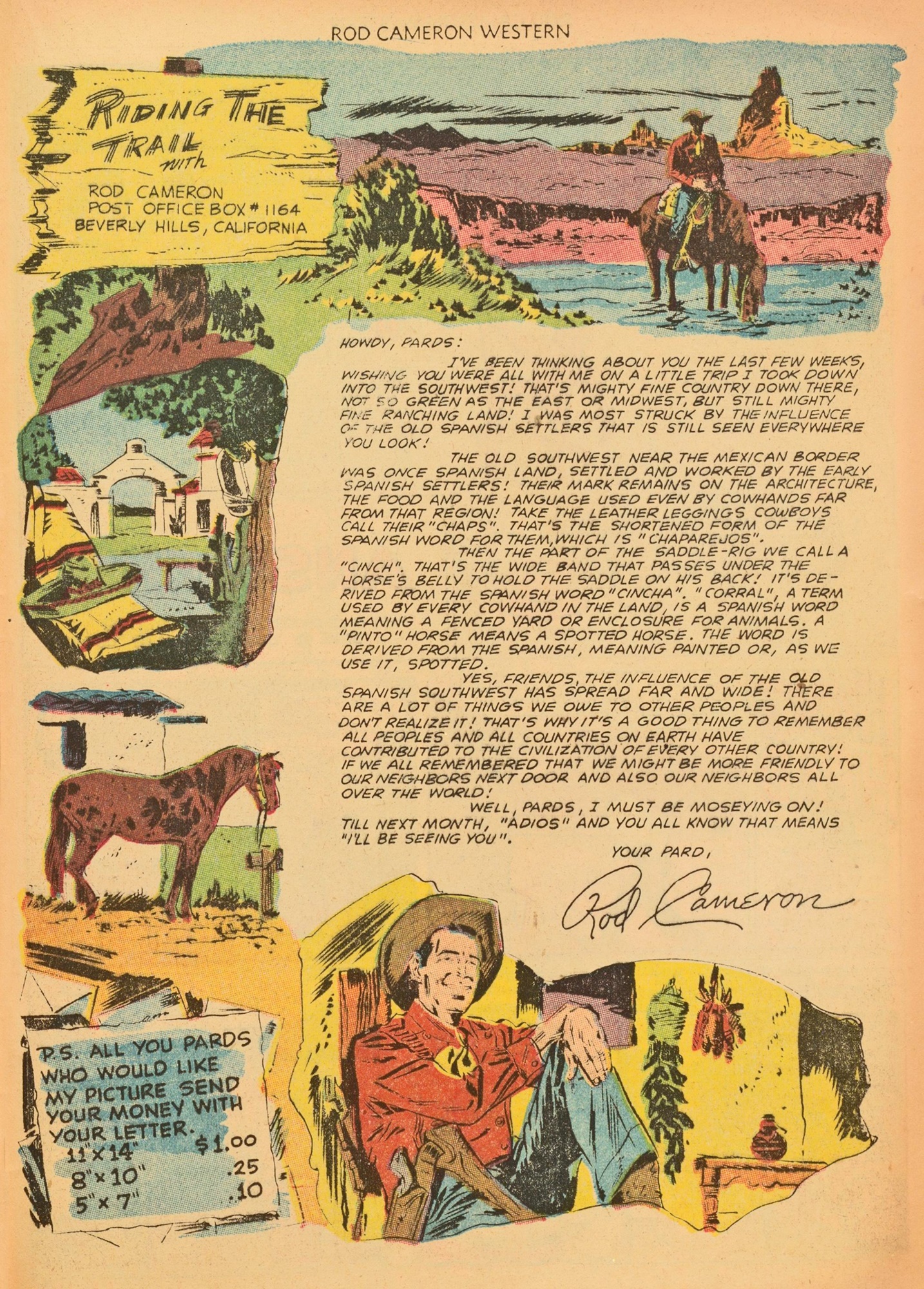 Read online Rod Cameron Western comic -  Issue #19 - 25