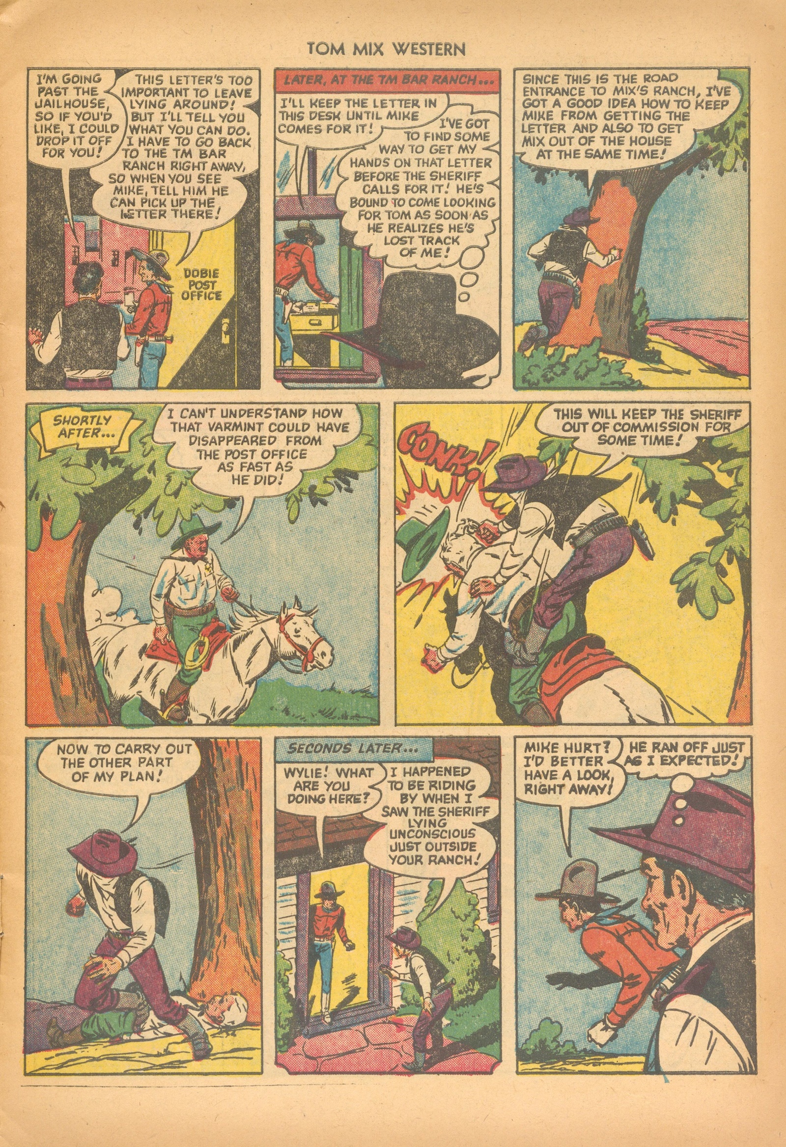 Read online Tom Mix Western (1948) comic -  Issue #49 - 7