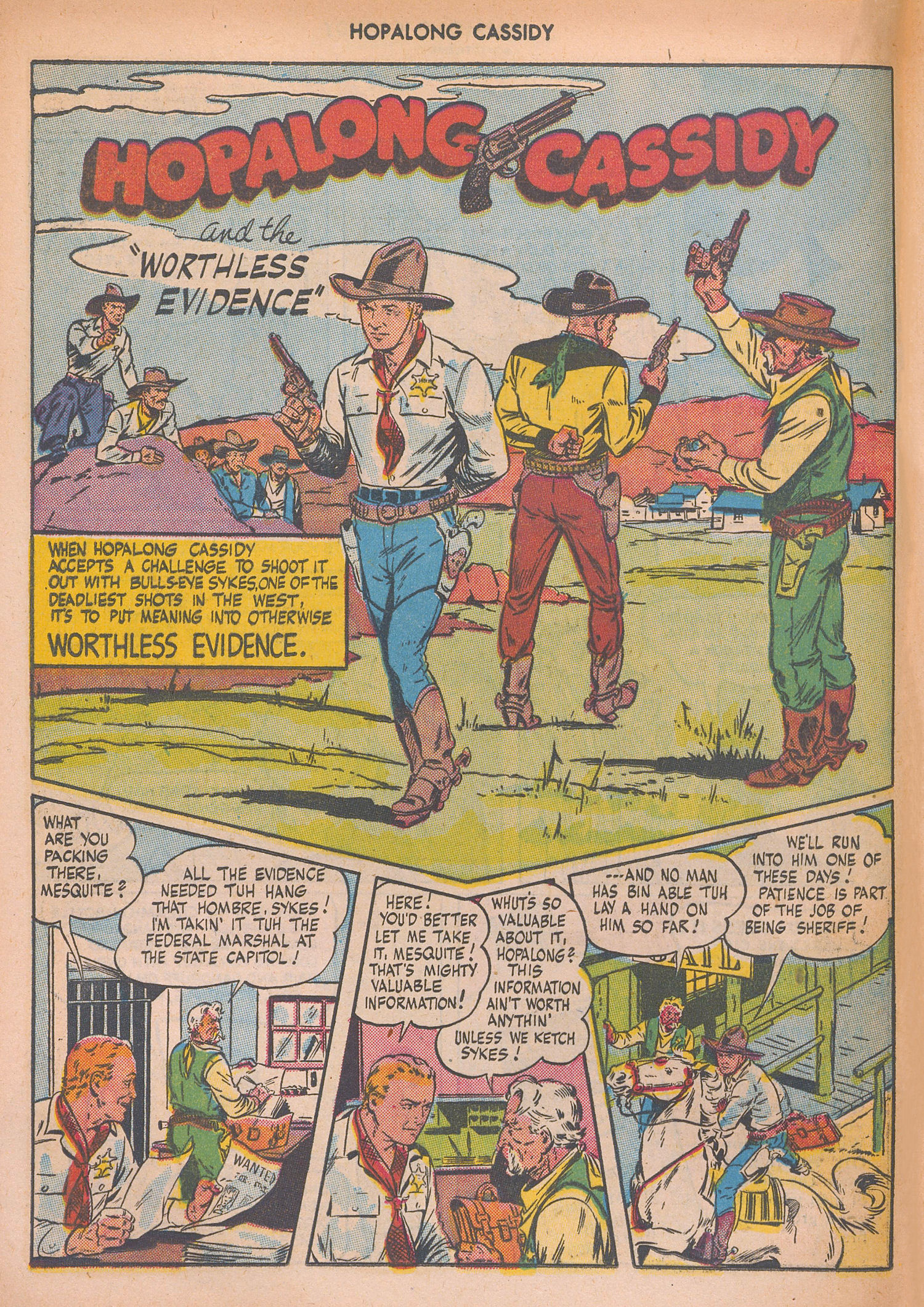 Read online Hopalong Cassidy comic -  Issue #7 - 24