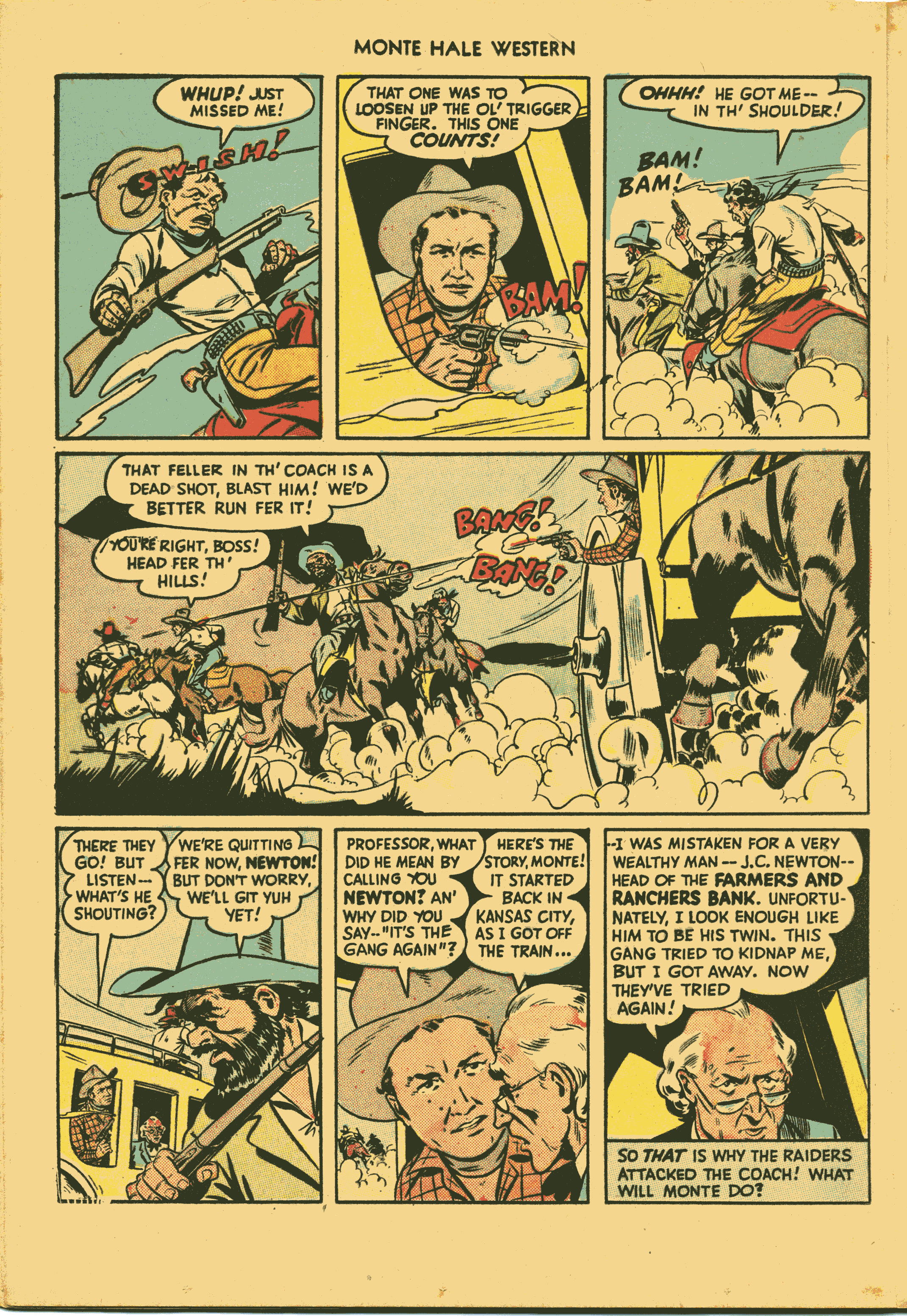 Read online Monte Hale Western comic -  Issue #31 - 28