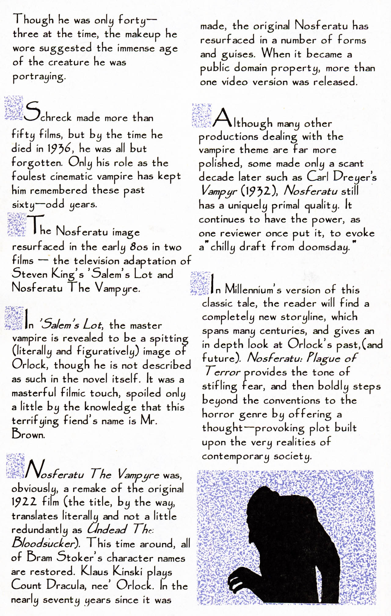 Read online Nosferatu: Plague of Terror comic -  Issue #1 - 31