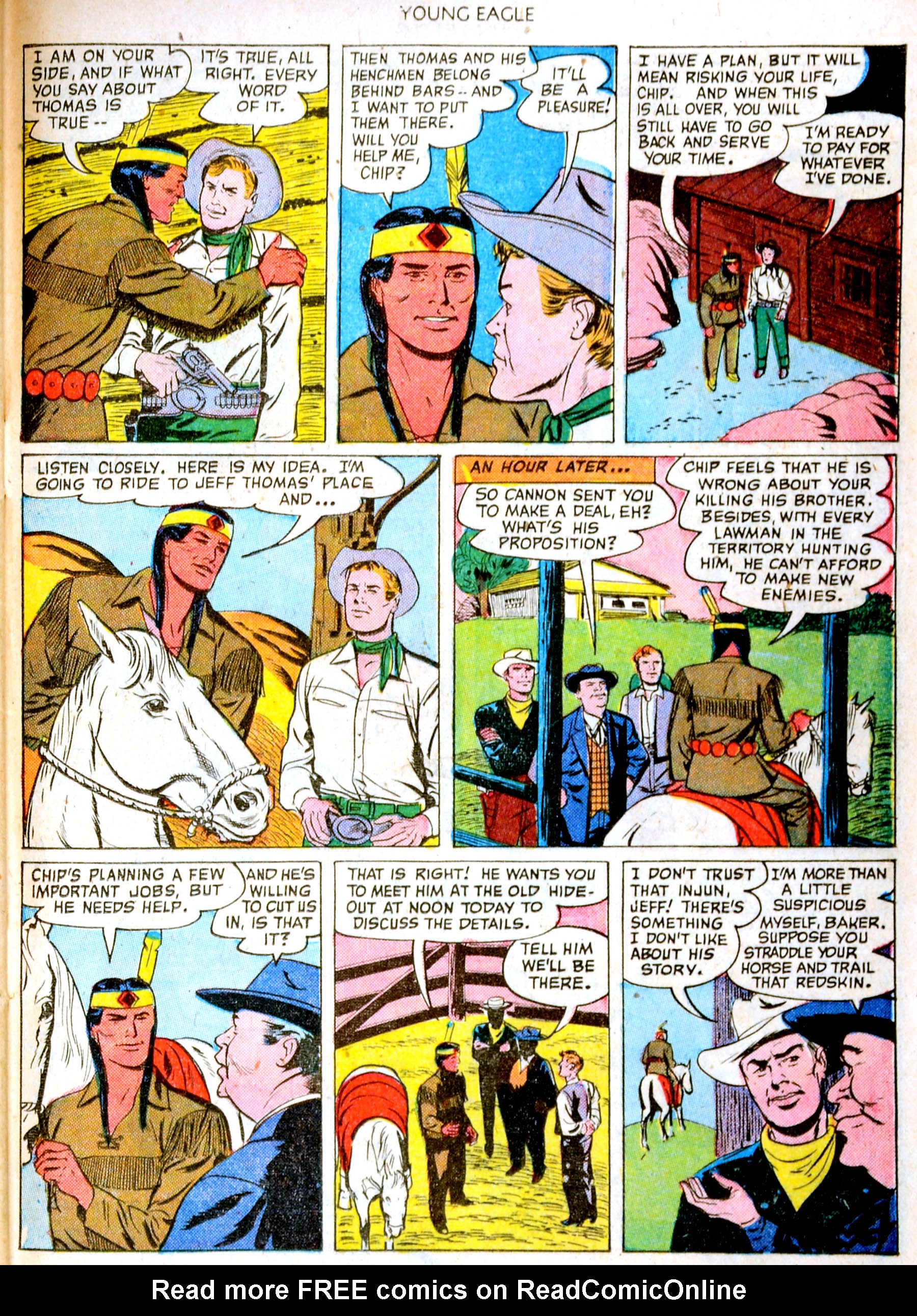 Read online Young Eagle comic -  Issue #4 - 31