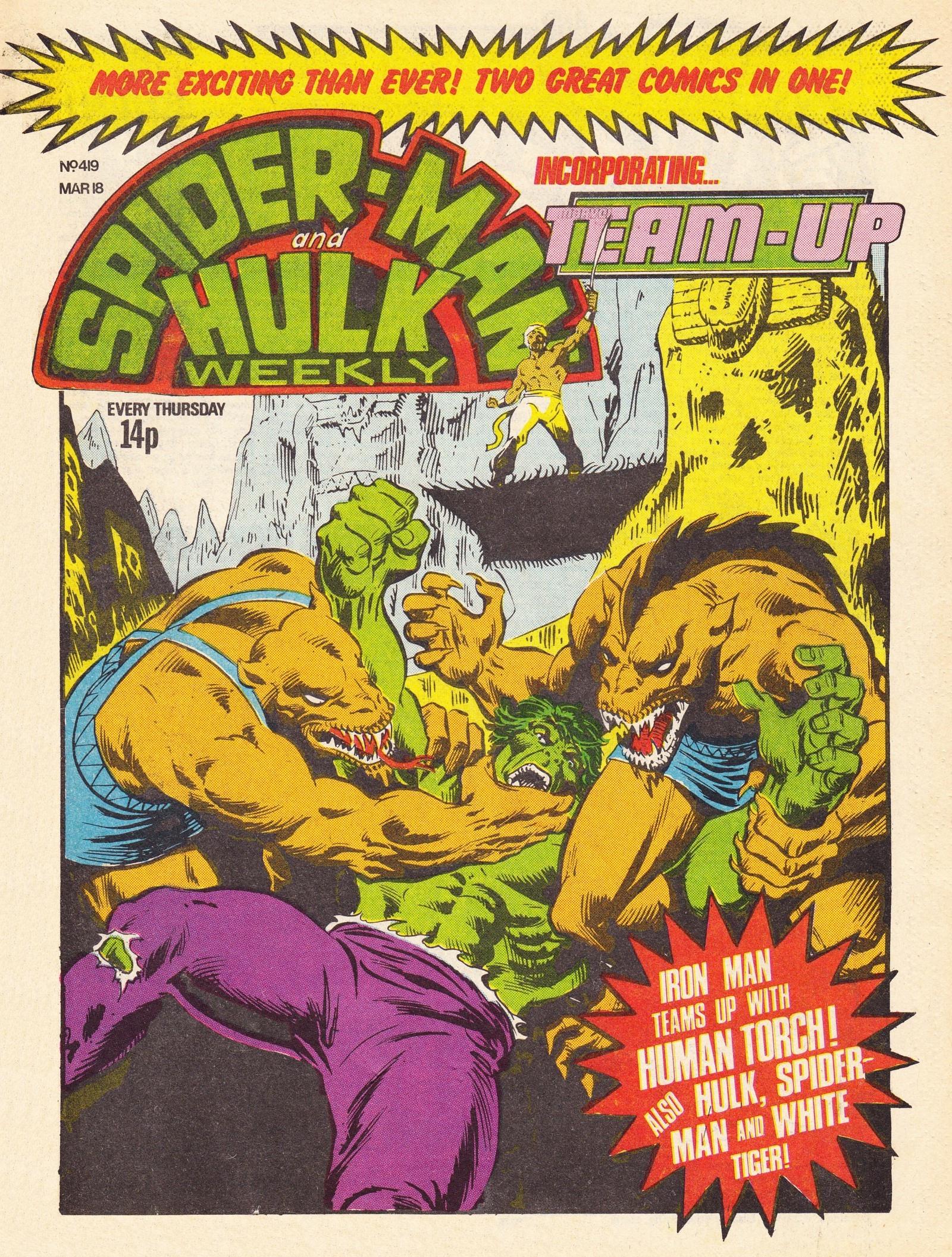 Read online Spider-Man and Hulk Weekly comic -  Issue #419 - 1