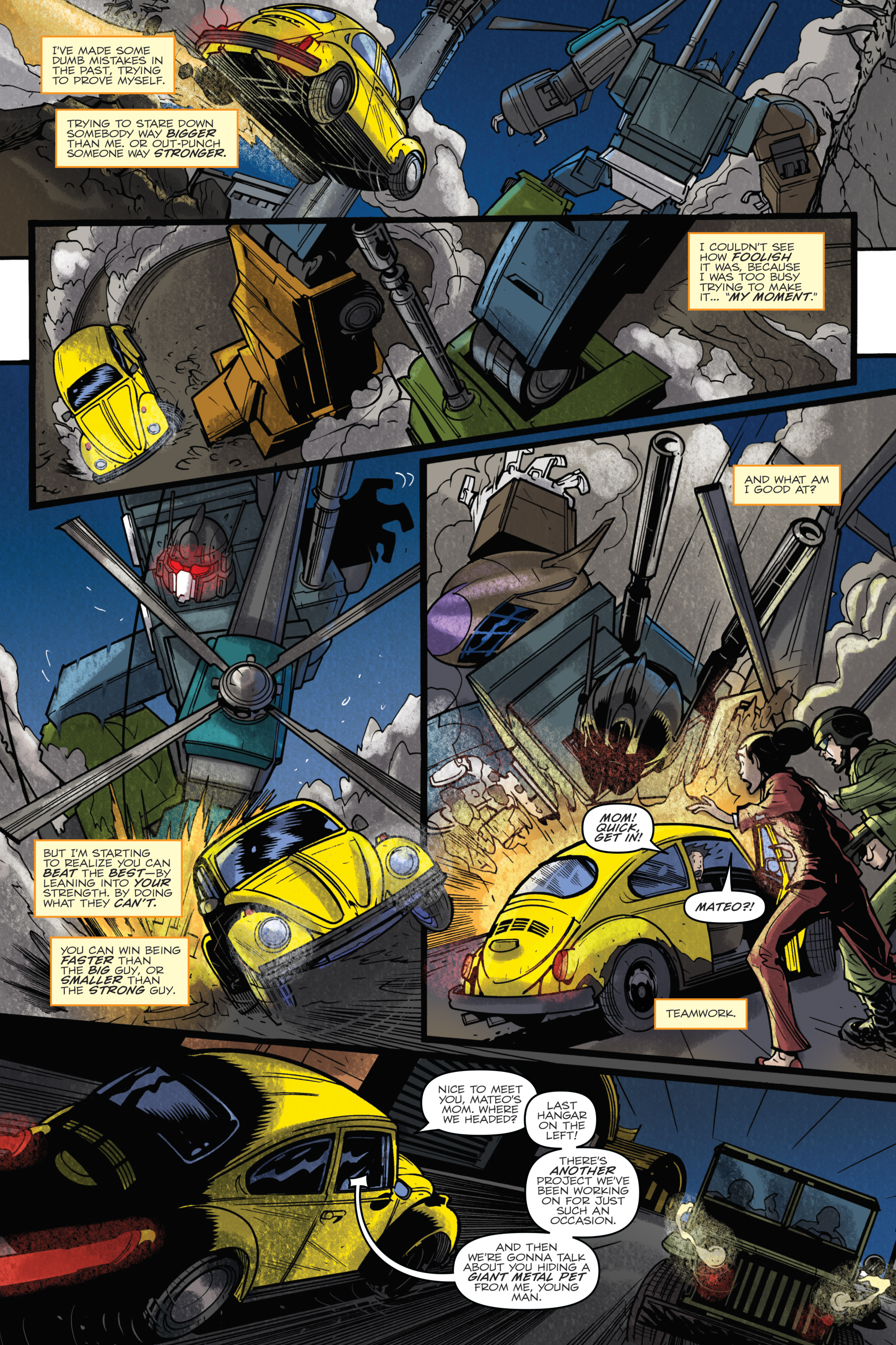 Read online Transformers: Bumblebee - Win If You Dare comic -  Issue # TPB - 58