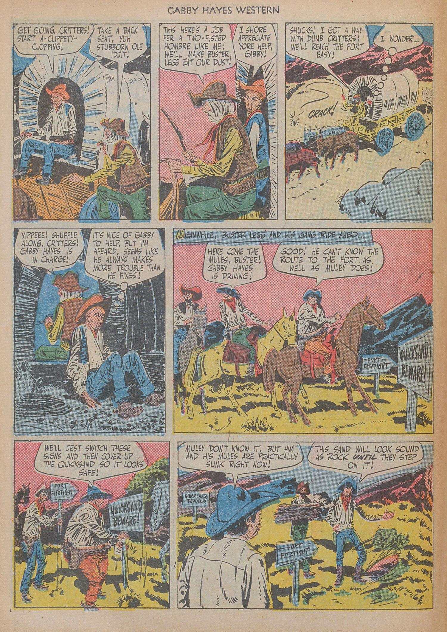 Read online Gabby Hayes Western comic -  Issue #22 - 42
