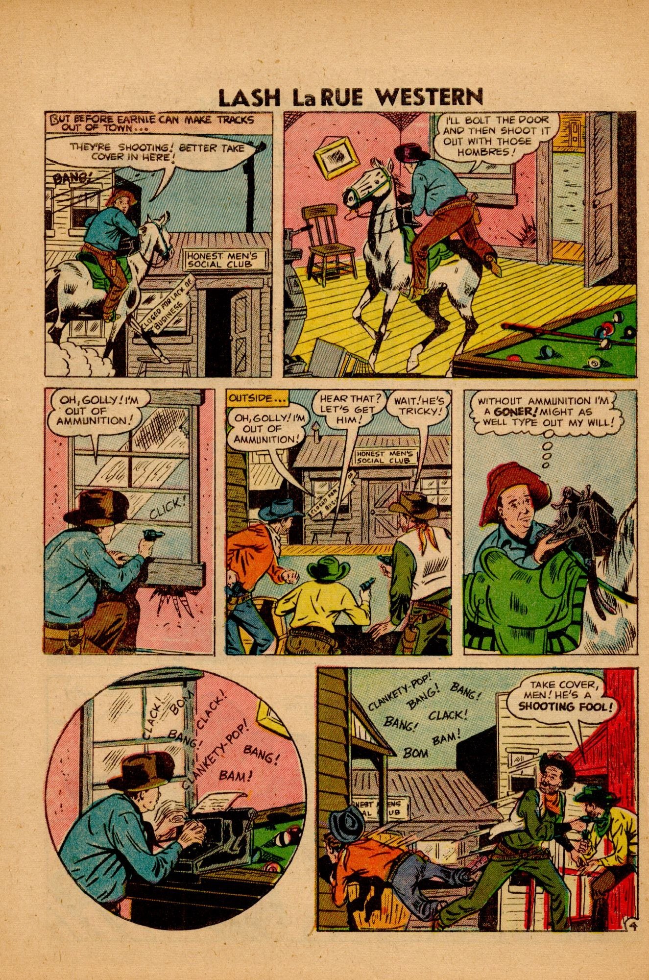 Read online Lash Larue Western (1949) comic -  Issue #63 - 30