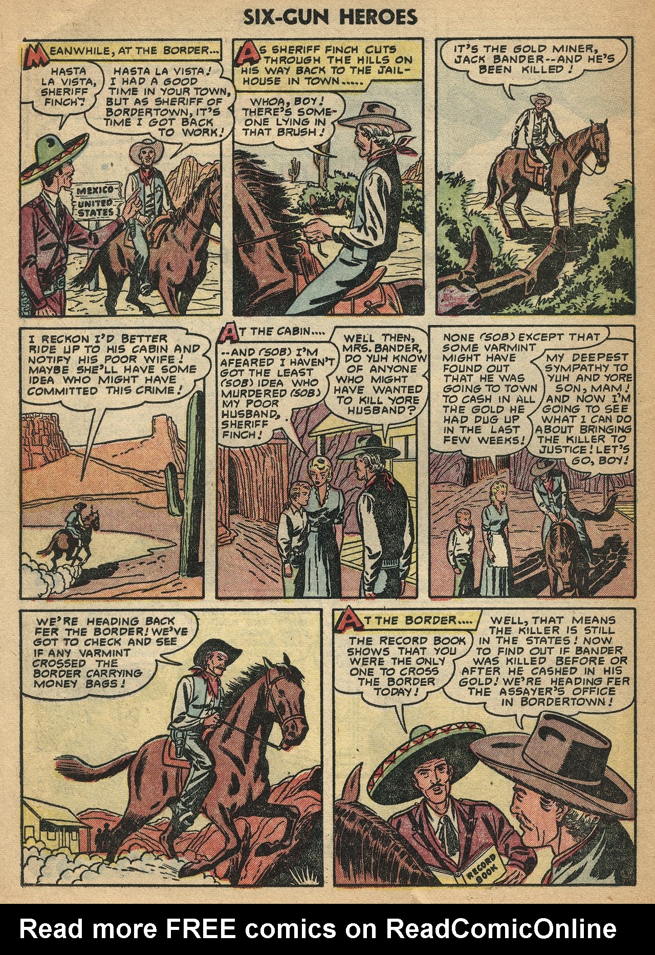 Read online Six-Gun Heroes comic -  Issue #28 - 10
