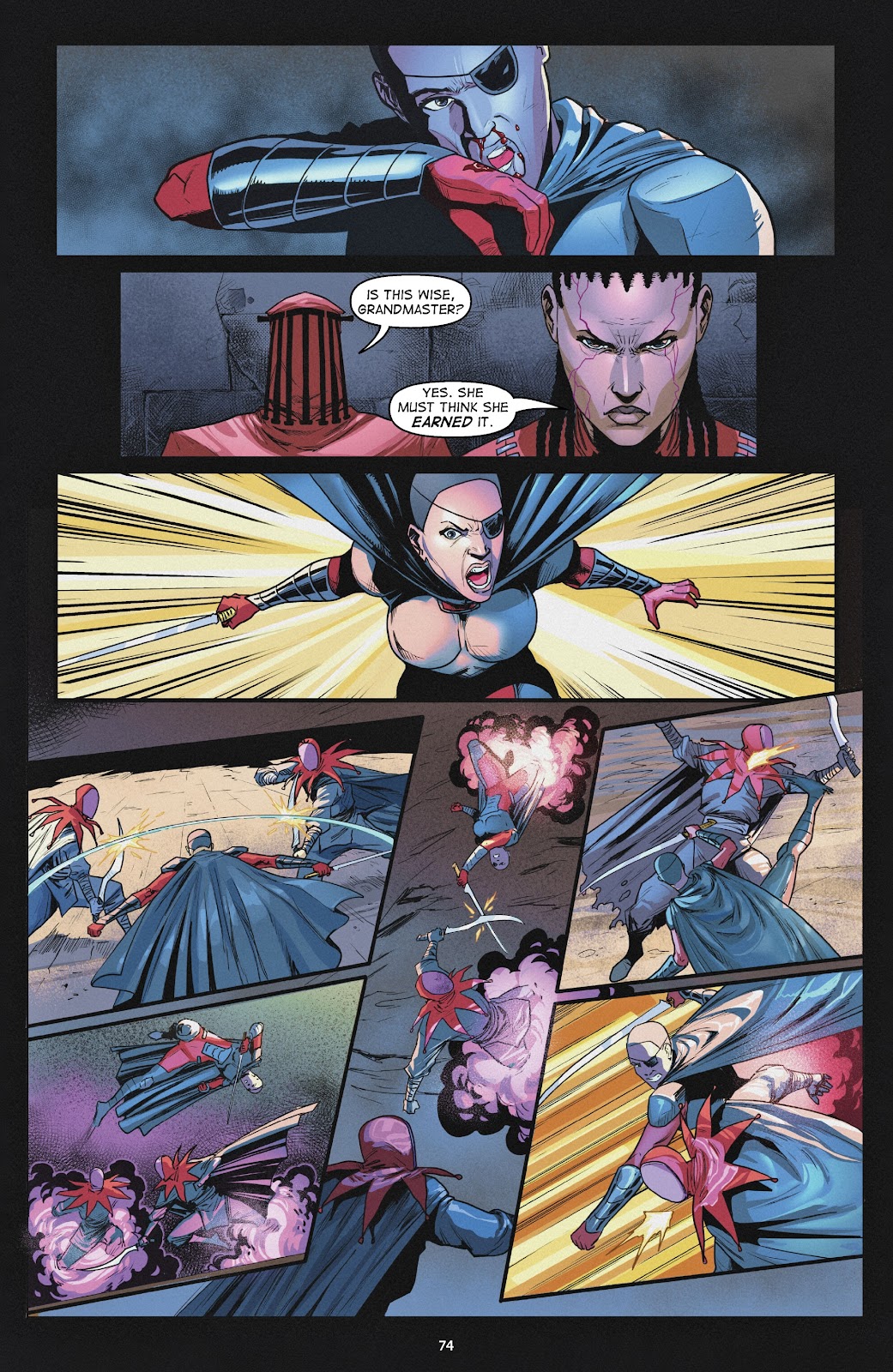 The Oloris: Heroes Will Unite issue TPB (Part 1) - Page 74