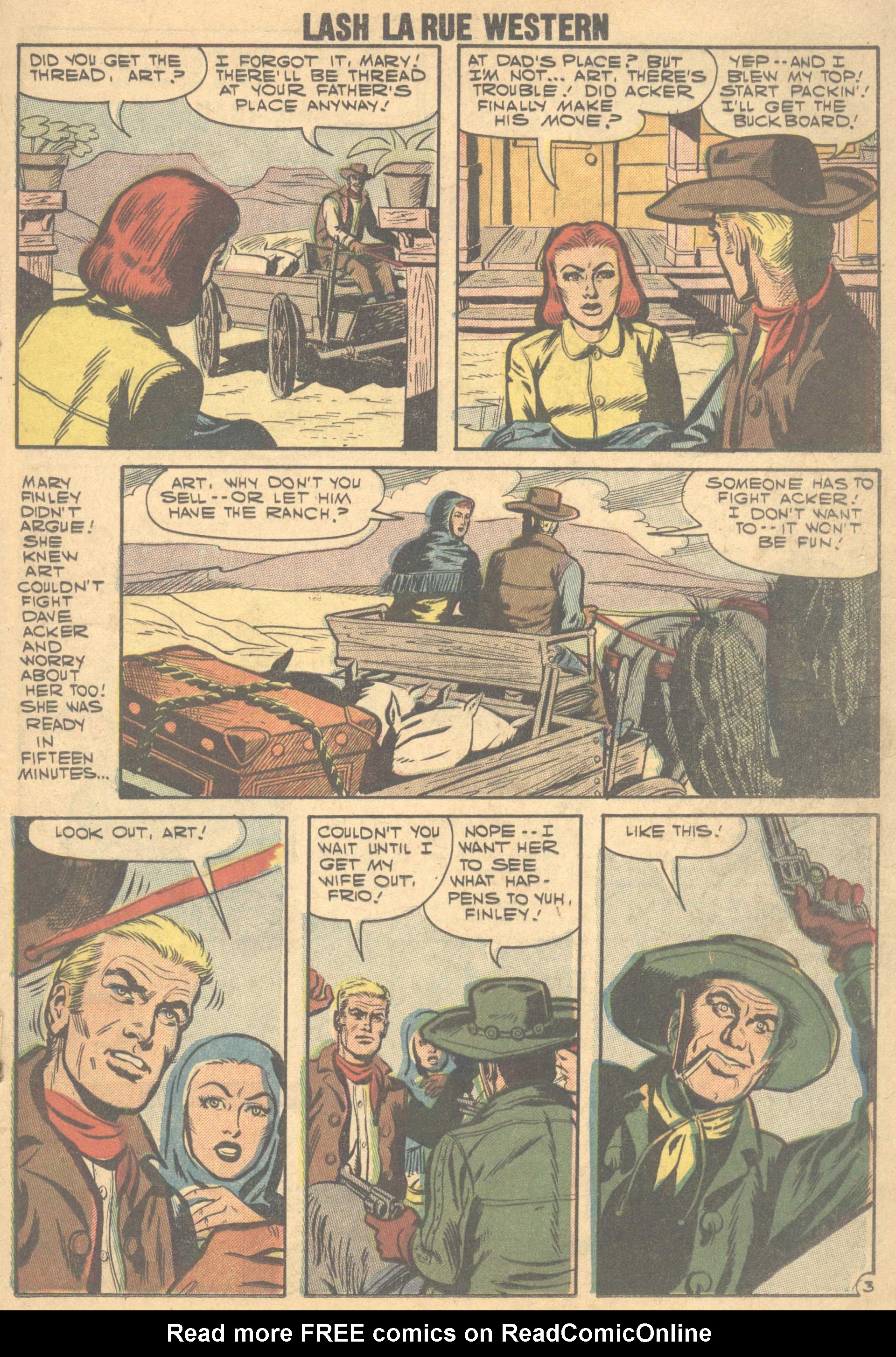 Read online Lash Larue Western (1949) comic -  Issue #66 - 22