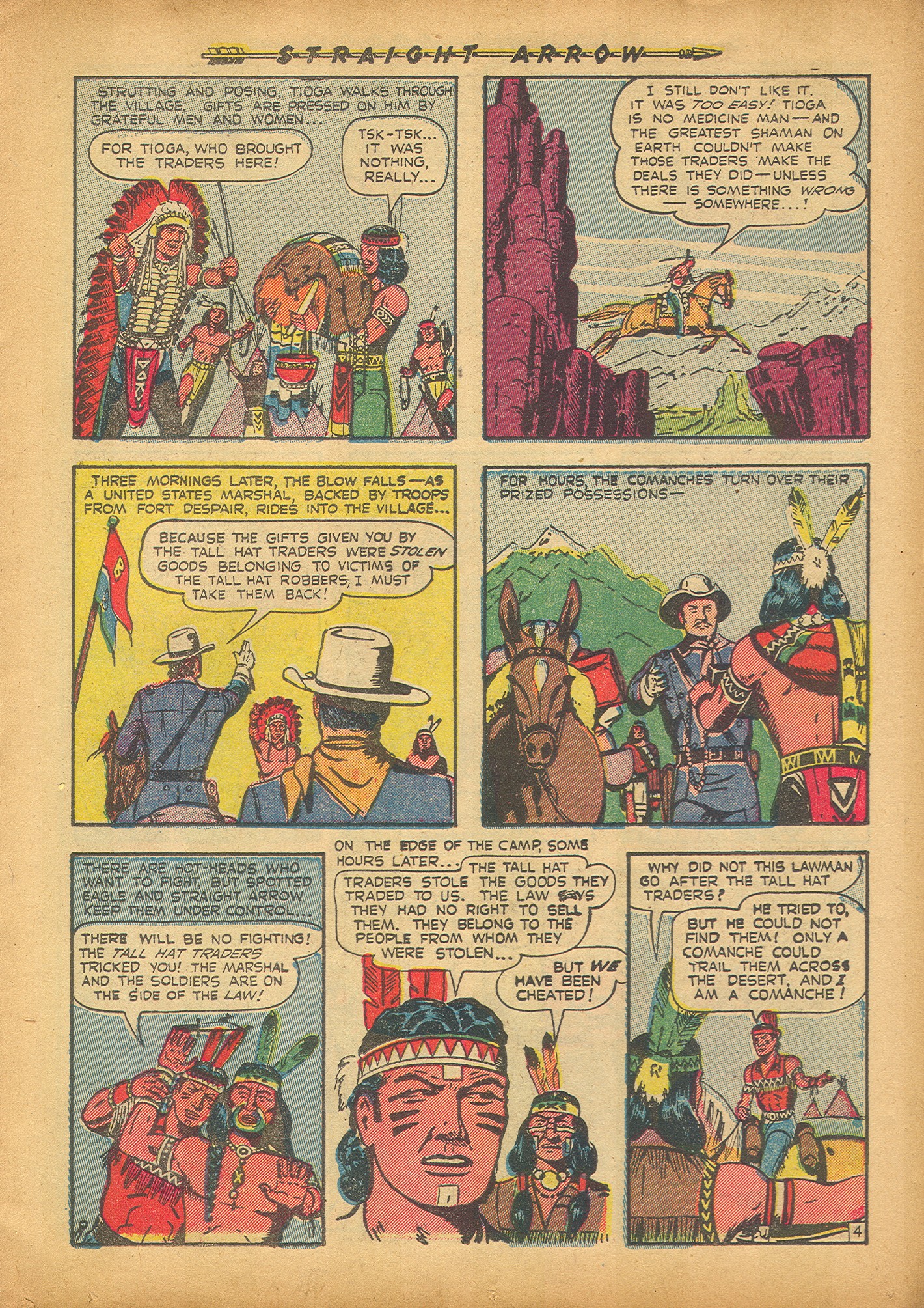 Read online Straight Arrow comic -  Issue #25 - 15