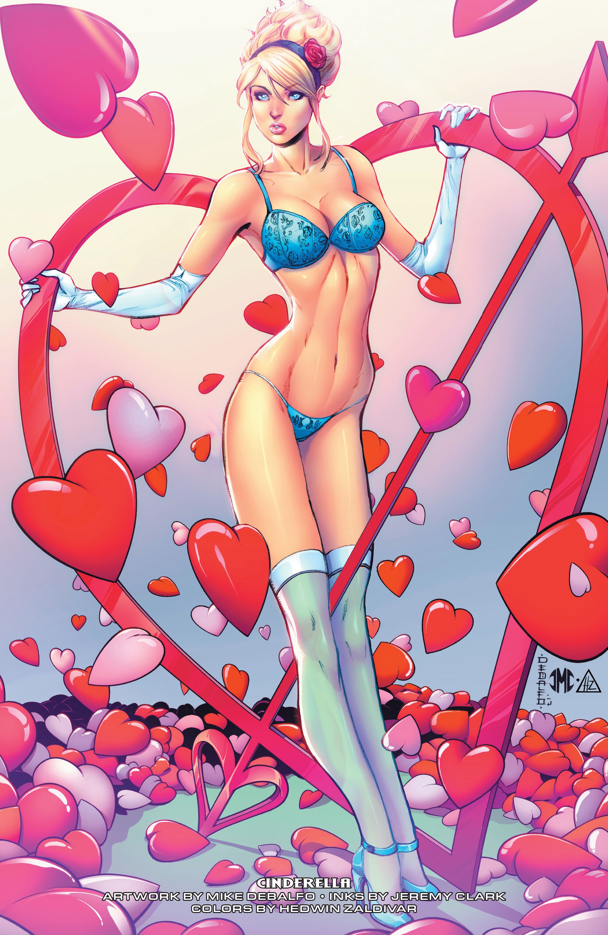 Read online Grimm Fairy Tales 2024 Valentine's Day Lingerie Pinup Special comic -  Issue # Full - 11