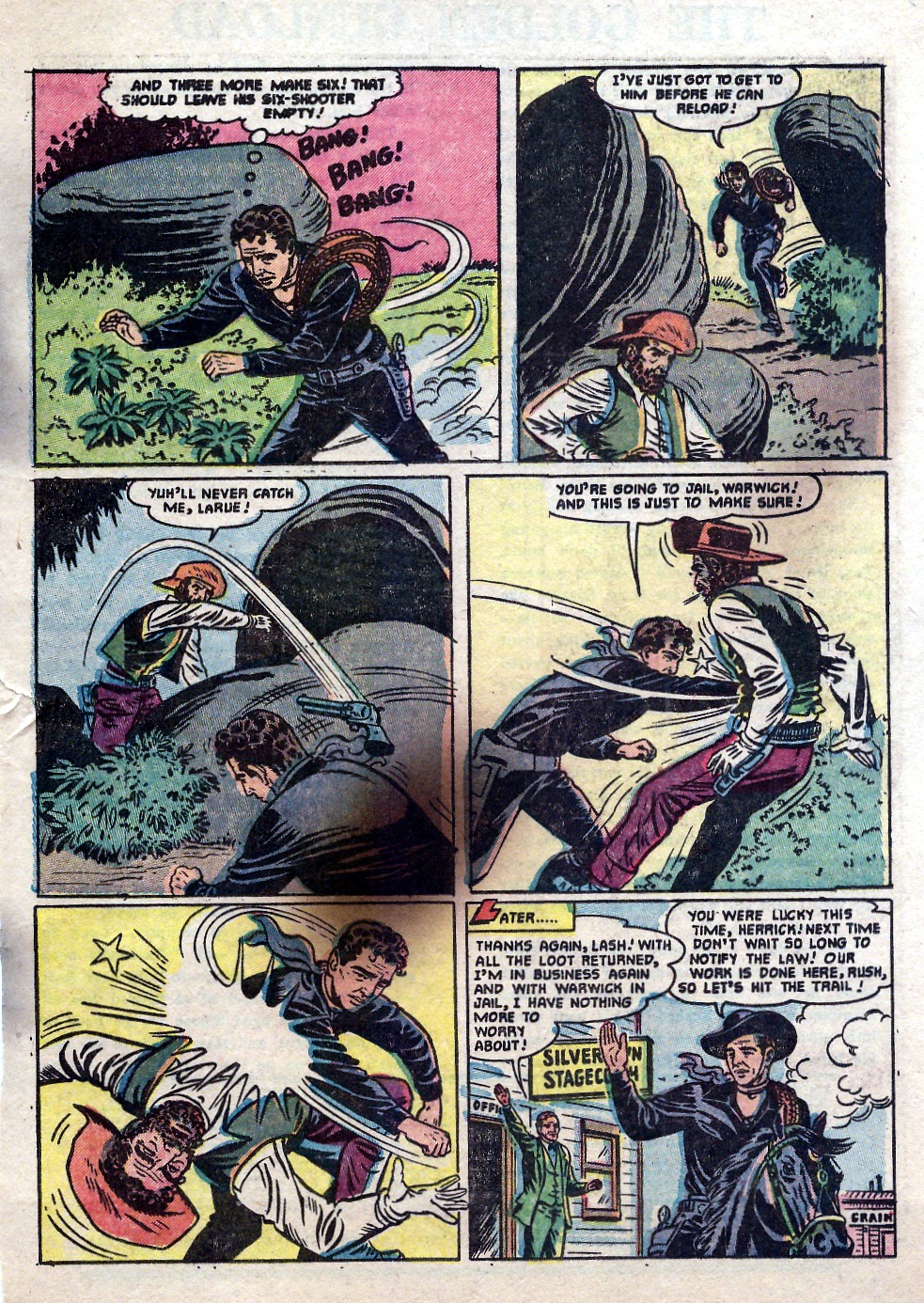 Read online Lash Larue Western (1949) comic -  Issue #55 - 12