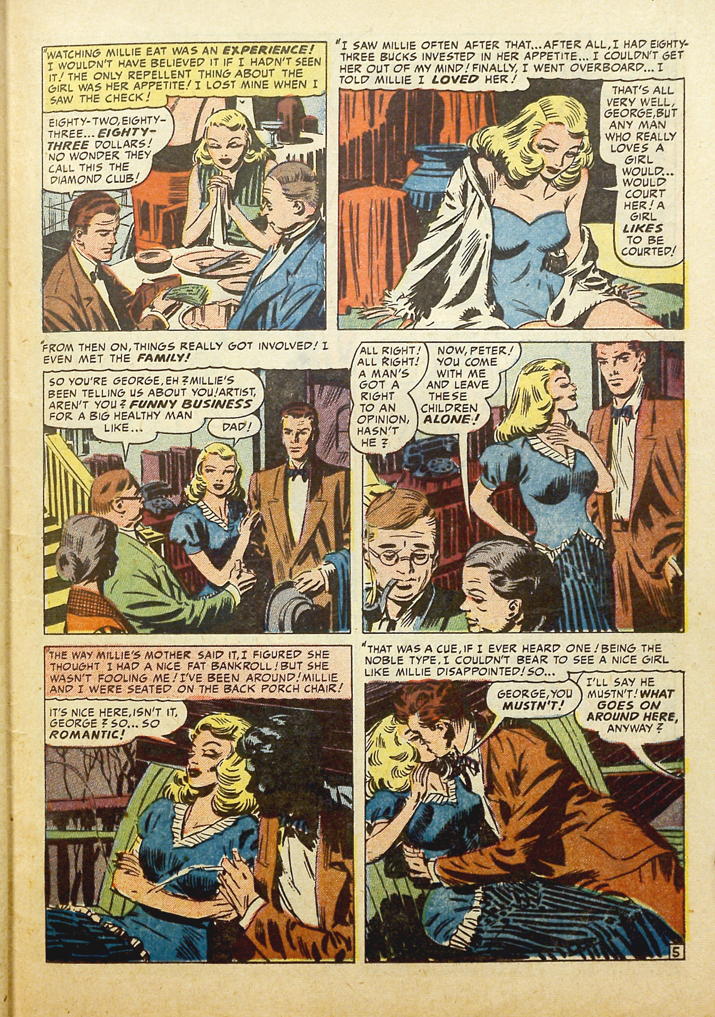 Read online Young Love (1949) comic -  Issue #14 - 45