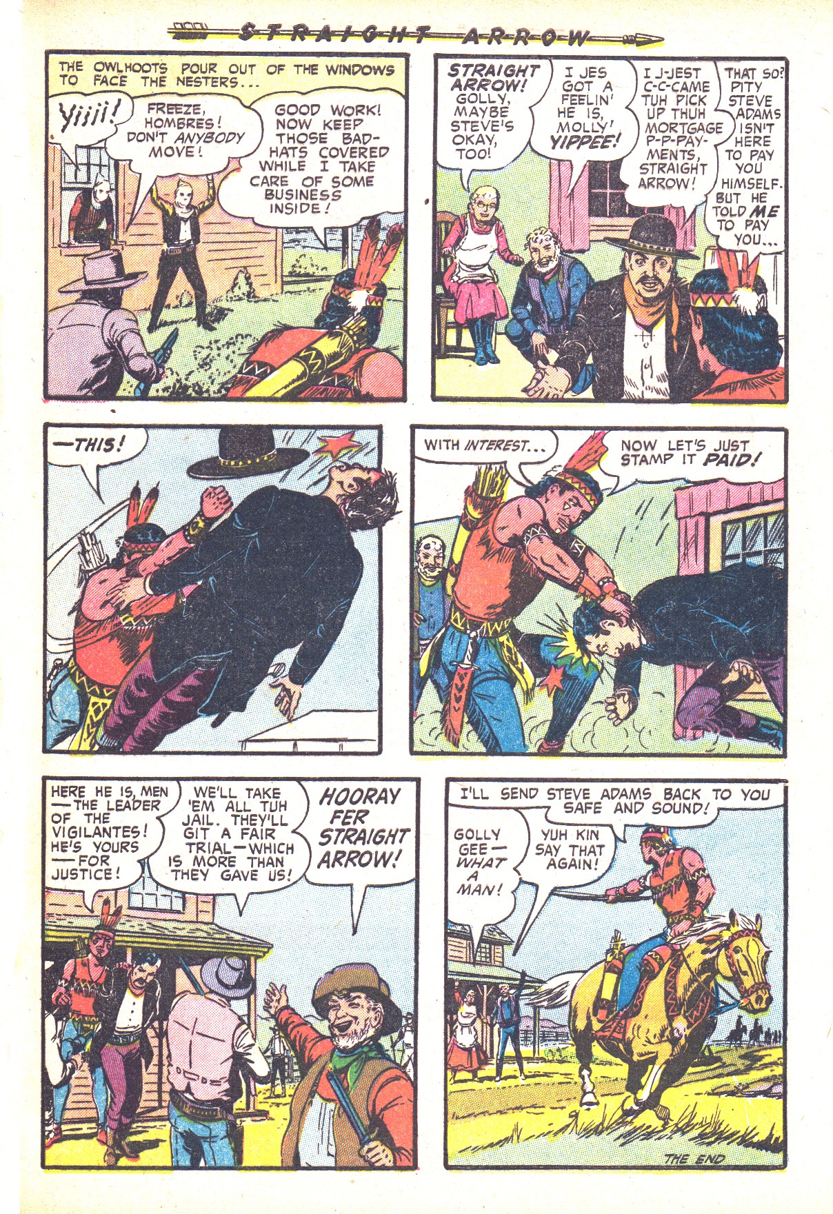 Read online Straight Arrow comic -  Issue #36 - 33