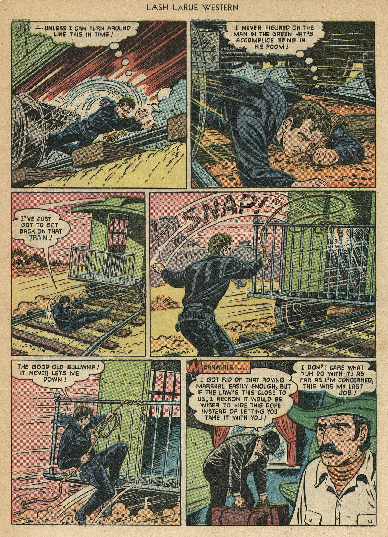 Read online Lash Larue Western (1949) comic -  Issue #22 - 9