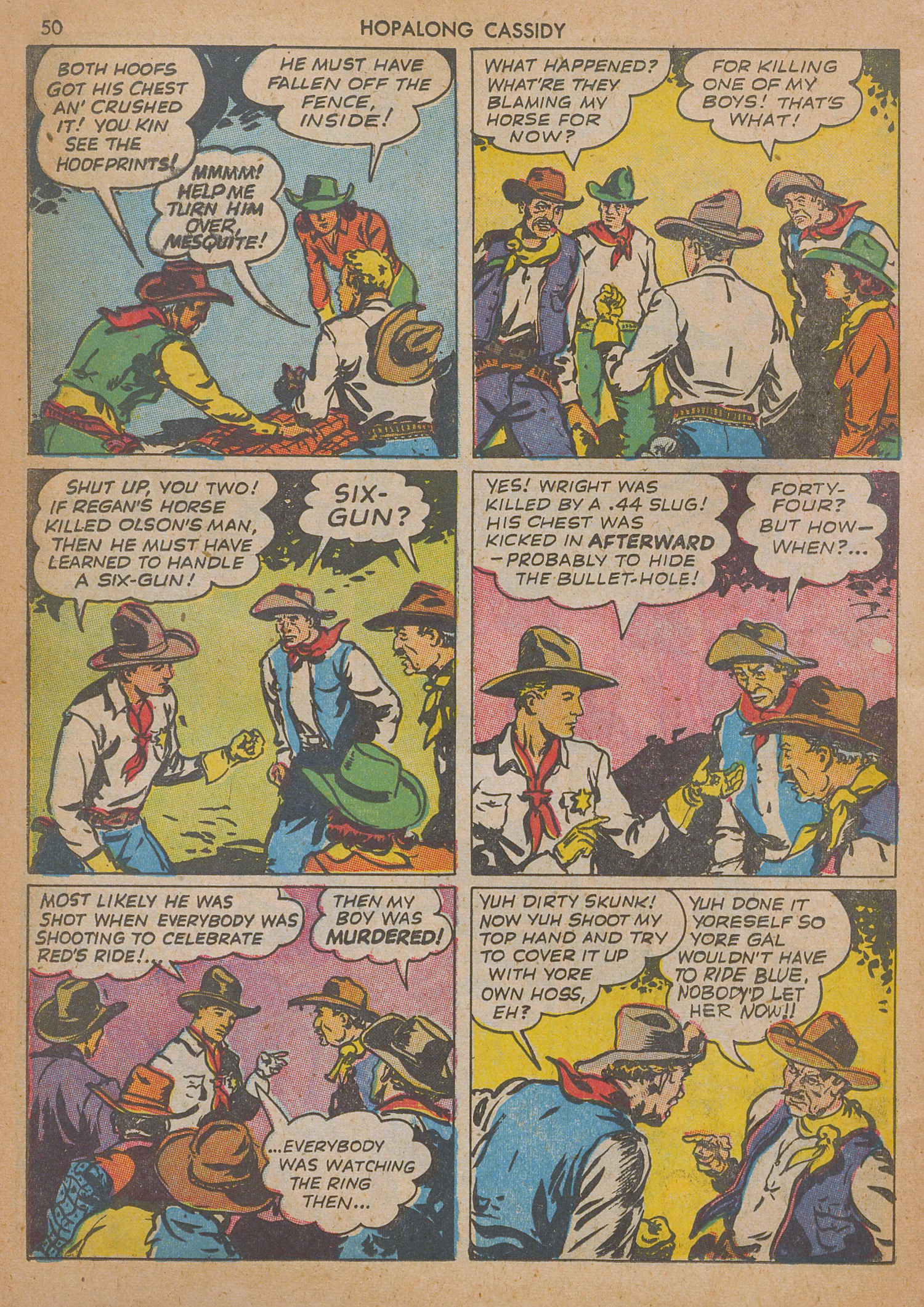 Read online Hopalong Cassidy comic -  Issue #1 - 49