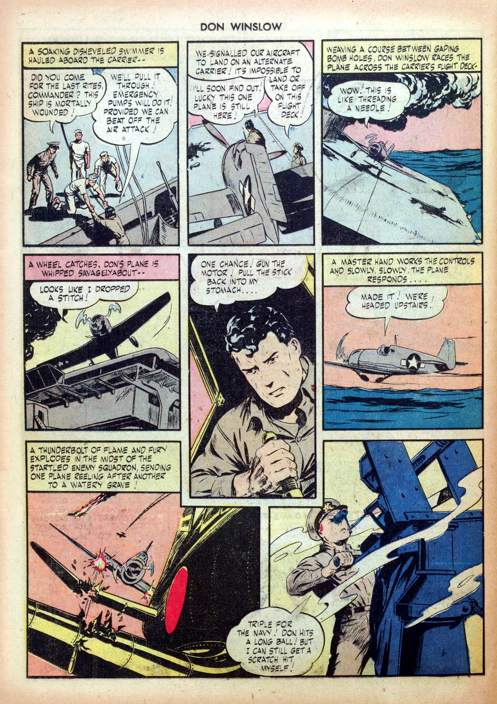 Read online Don Winslow of the Navy comic -  Issue #34 - 38