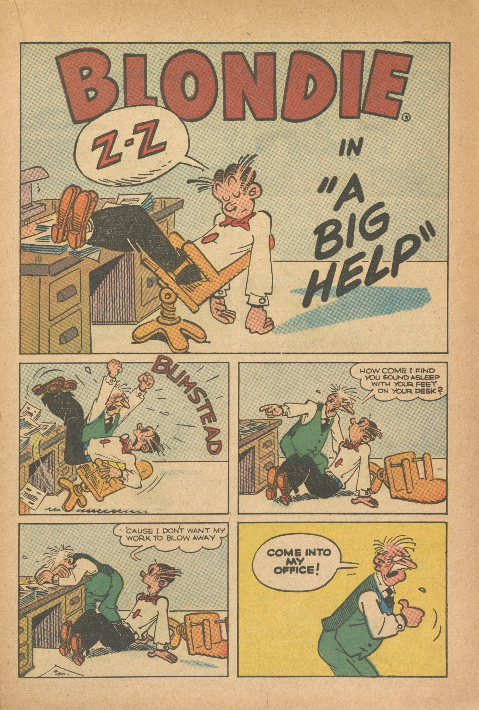 Read online Blondie Comics (1960) comic -  Issue #142 - 21